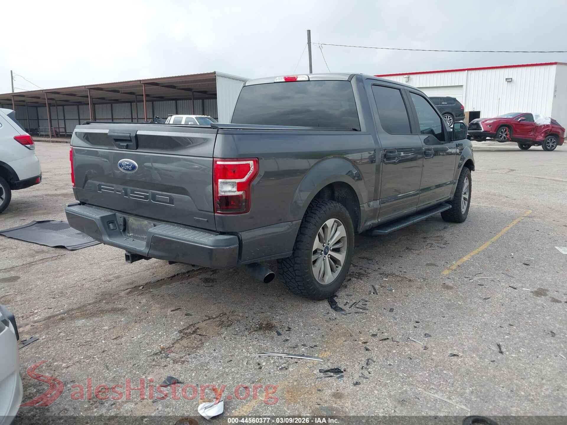 2018 FORD F-150 VIN 1FTEW1CP0JKF70590, rear driver side