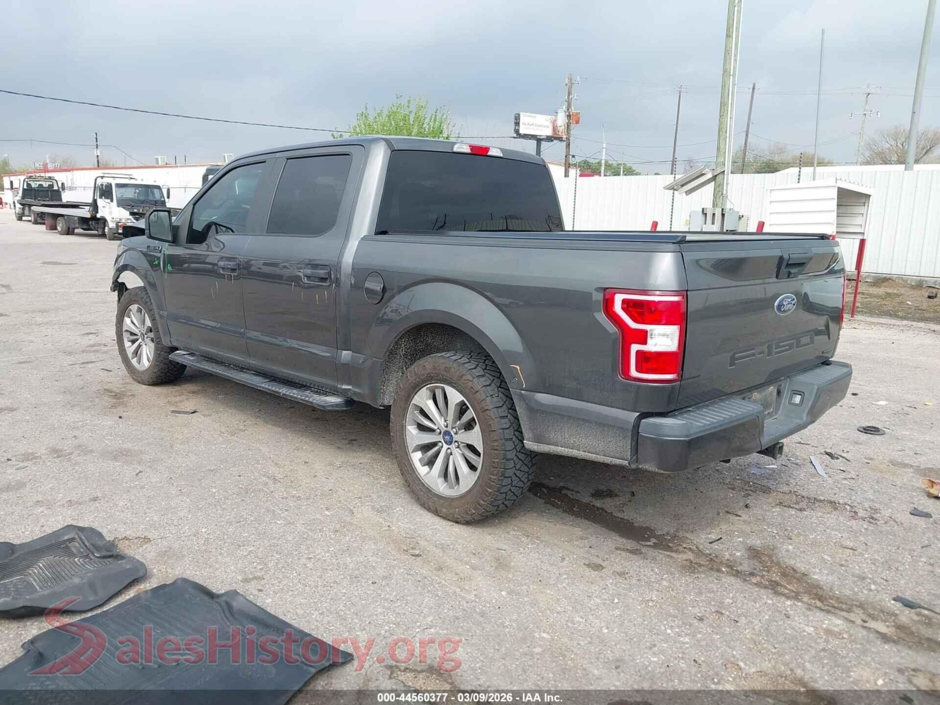 2018 FORD F-150 VIN 1FTEW1CP0JKF70590, driver side view