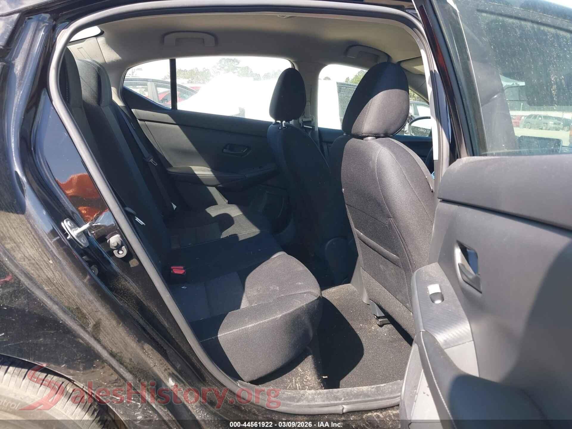 2024 NISSAN SENTRA VIN 3N1AB8CV0RY378071, front passenger side