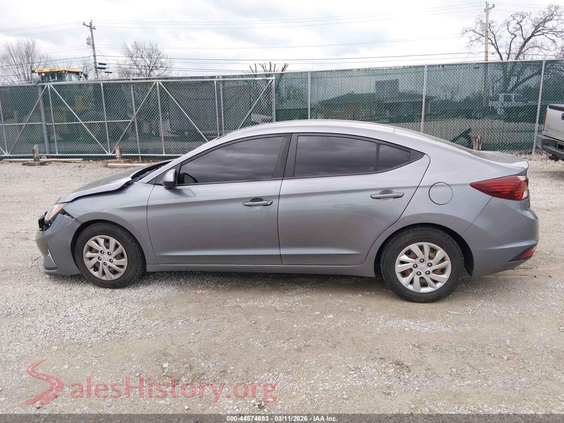 2019 HYUNDAI ELANTRA VIN KMHD74LF1KU831745, auction photo 15