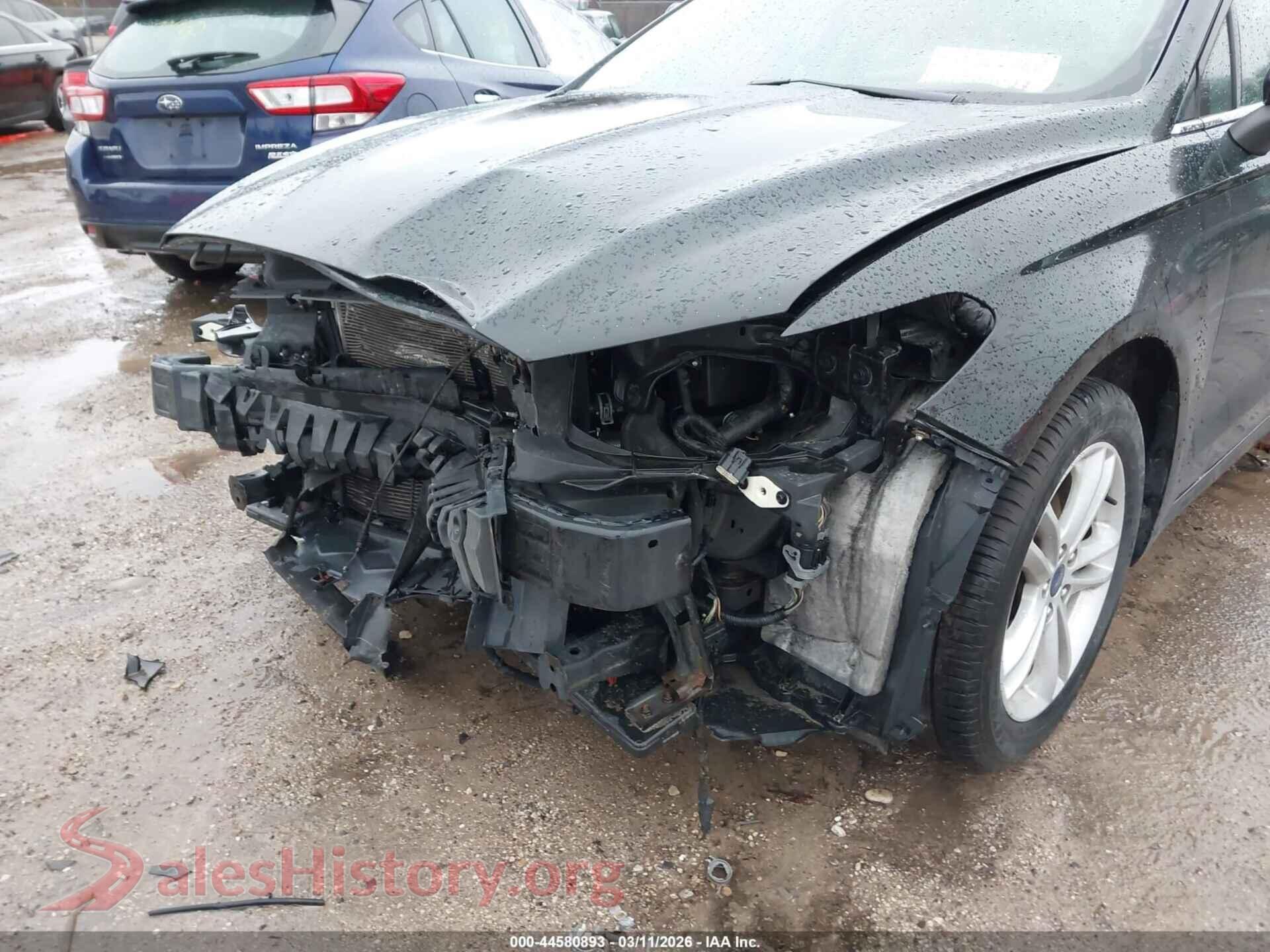 2018 FORD FUSION VIN 3FA6P0HD6JR229948, rear passenger side