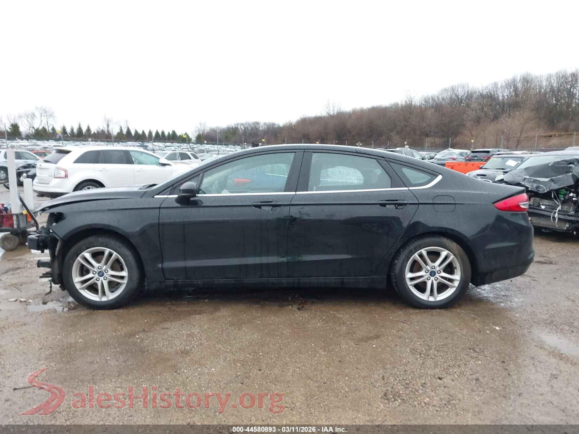 2018 FORD FUSION VIN 3FA6P0HD6JR229948, auction photo 14