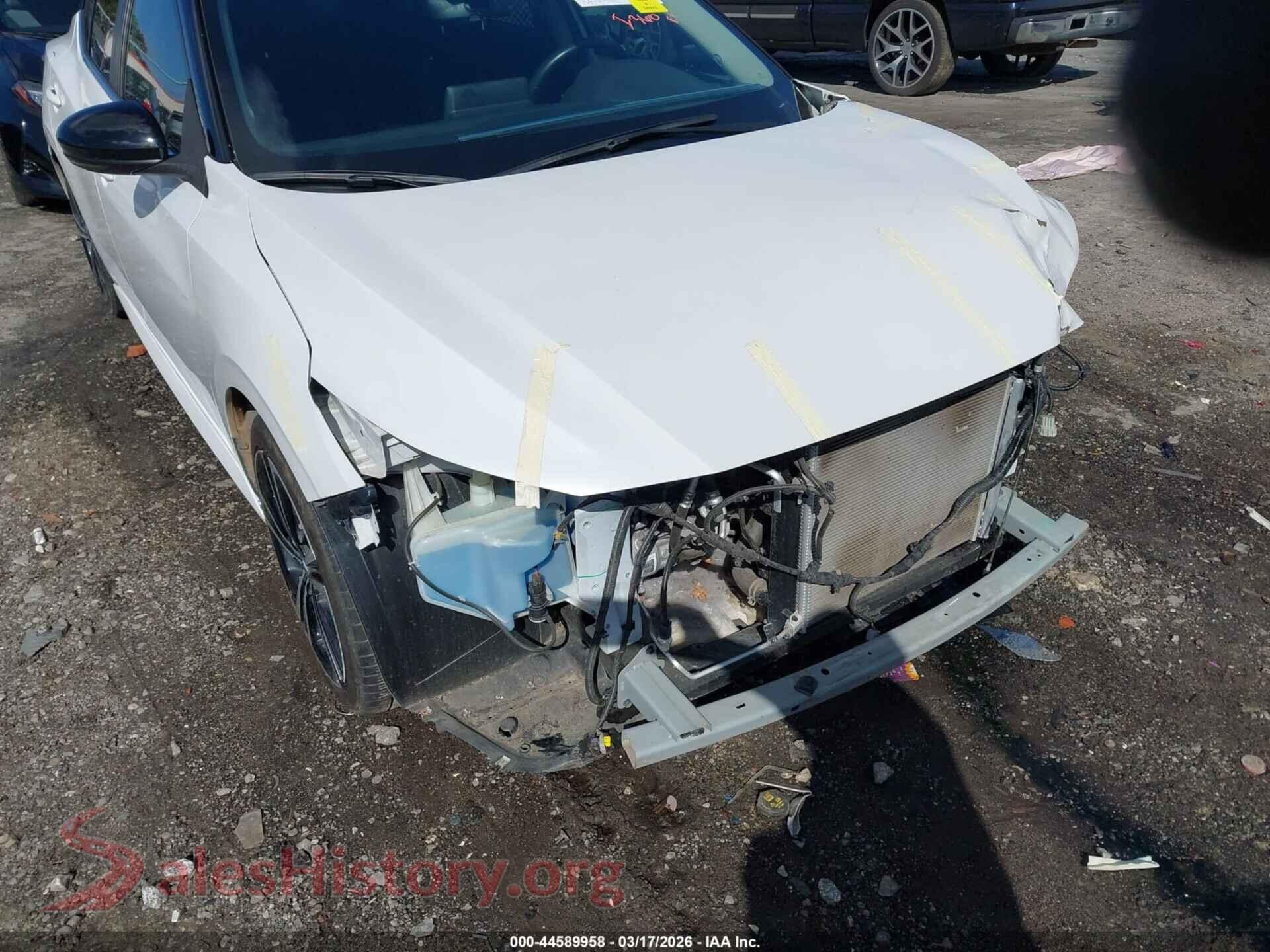 2022 NISSAN SENTRA VIN 3N1AB8DV7NY291535, auction photo 20