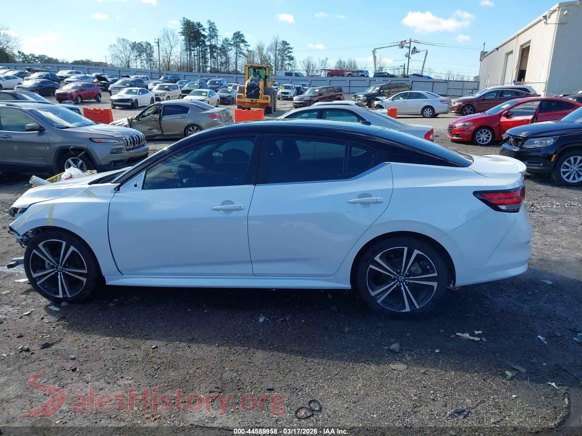 2022 NISSAN SENTRA VIN 3N1AB8DV7NY291535, auction photo 15