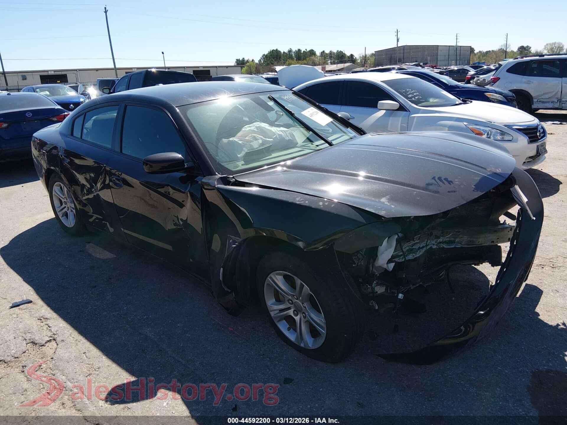 2C3CDXBG9NH168909 2022 DODGE CHARGER