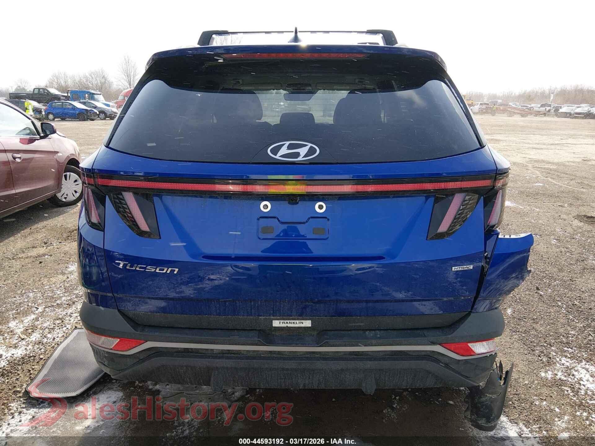 2023 HYUNDAI TUCSON VIN 5NMJFCAE9PH287962, auction photo 16