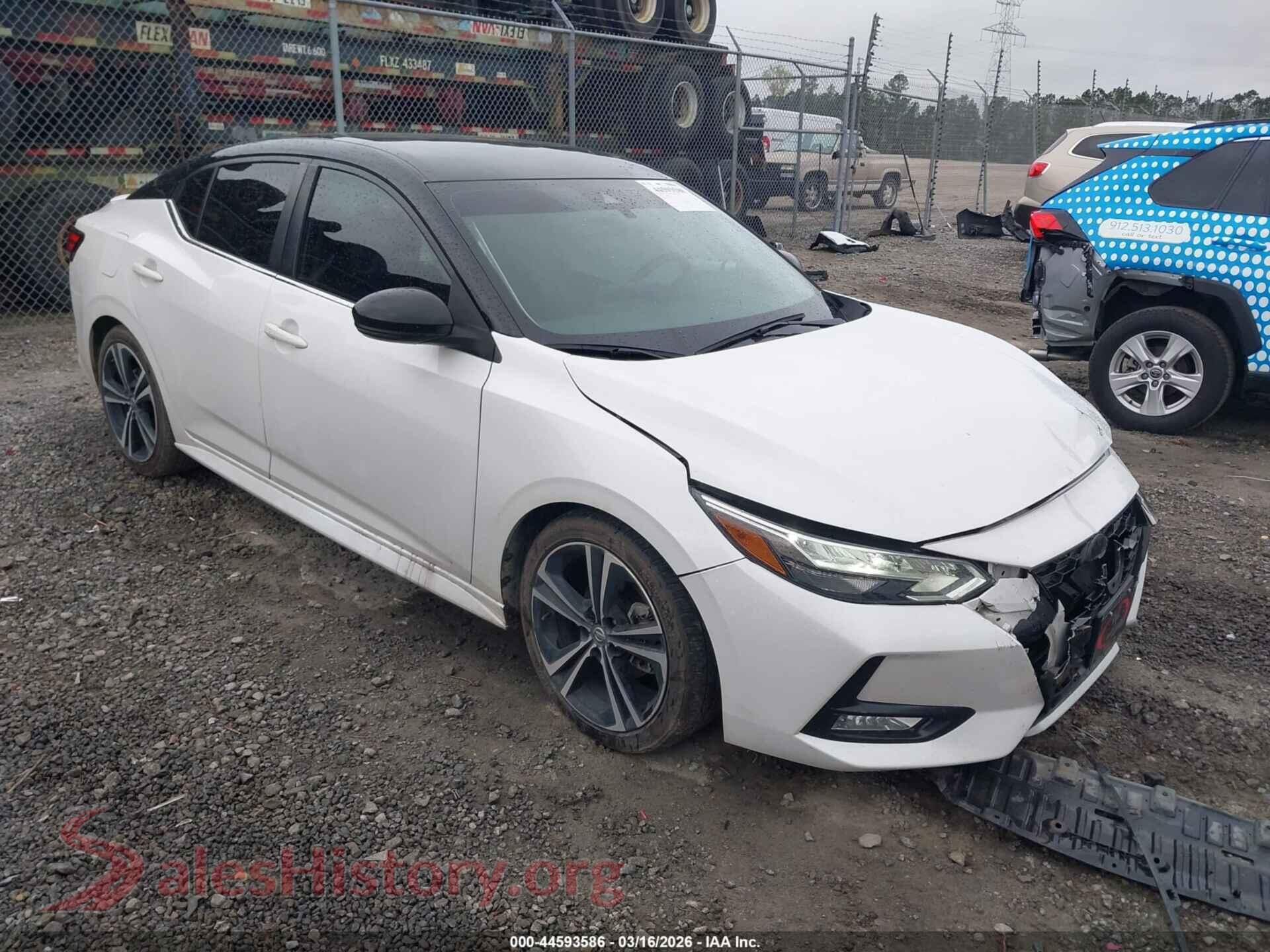 3N1AB8DVXNY287737 2022 NISSAN SENTRA