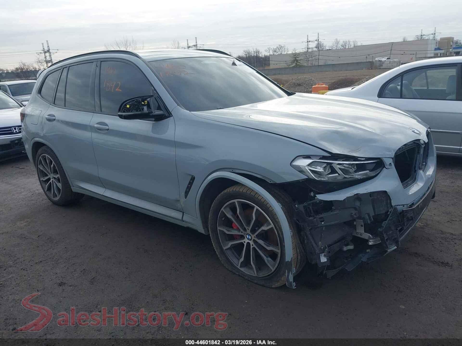 5UX83DP01N9M98542 2022 BMW X3
