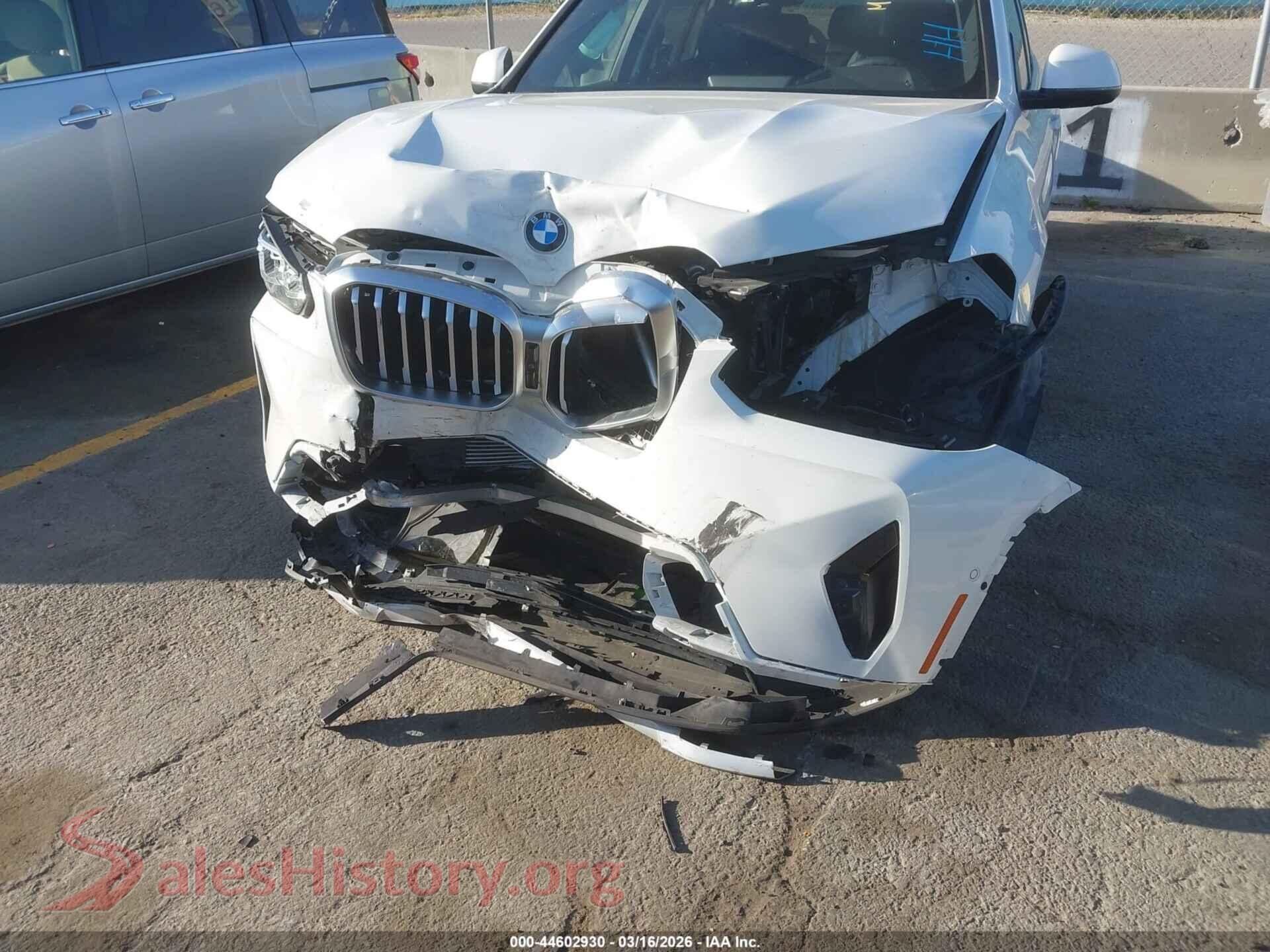 2024 BMW X3 VIN 5UX43DP0XR9U43771, rear passenger side