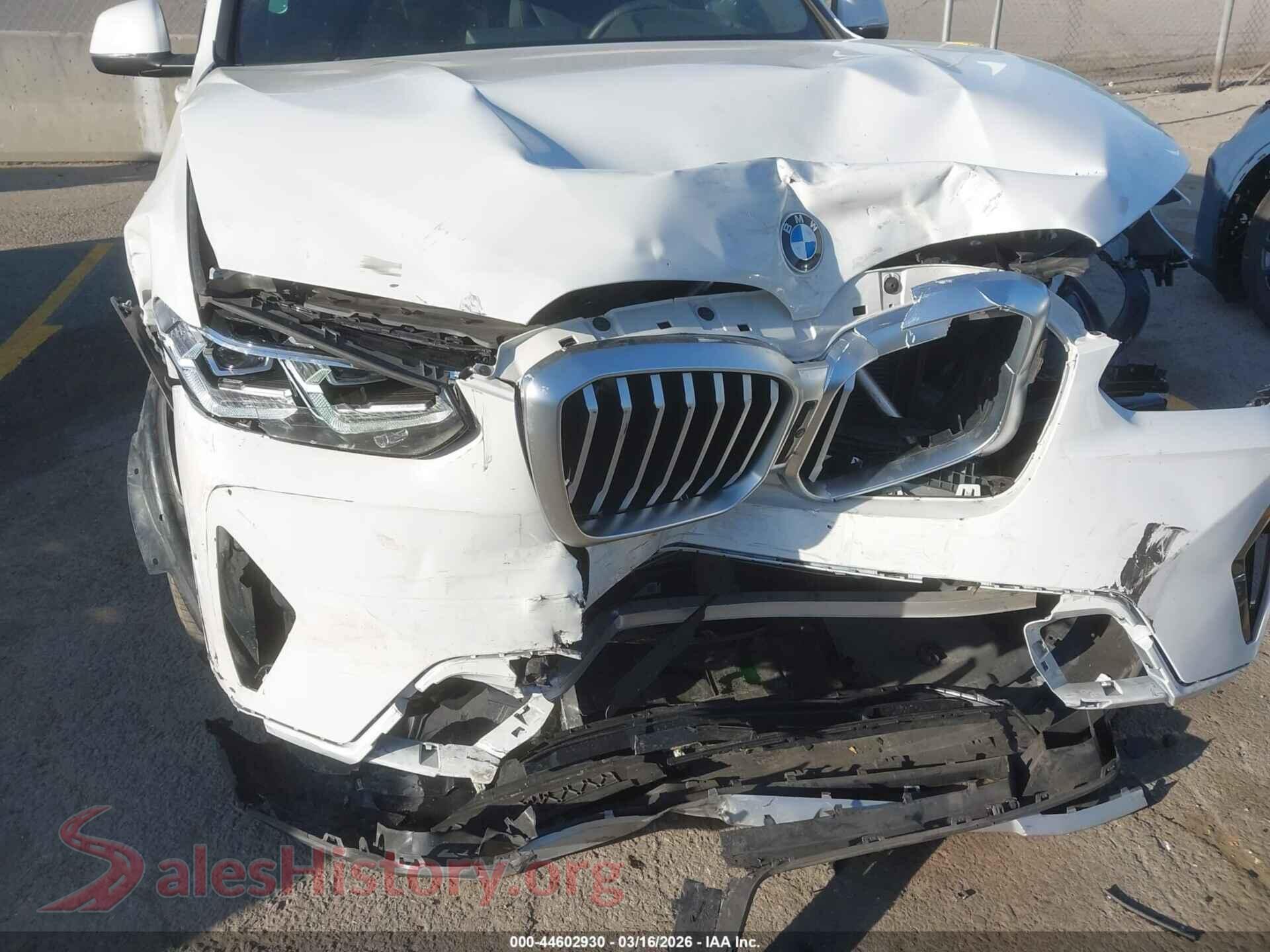 2024 BMW X3 VIN 5UX43DP0XR9U43771, auction photo 16
