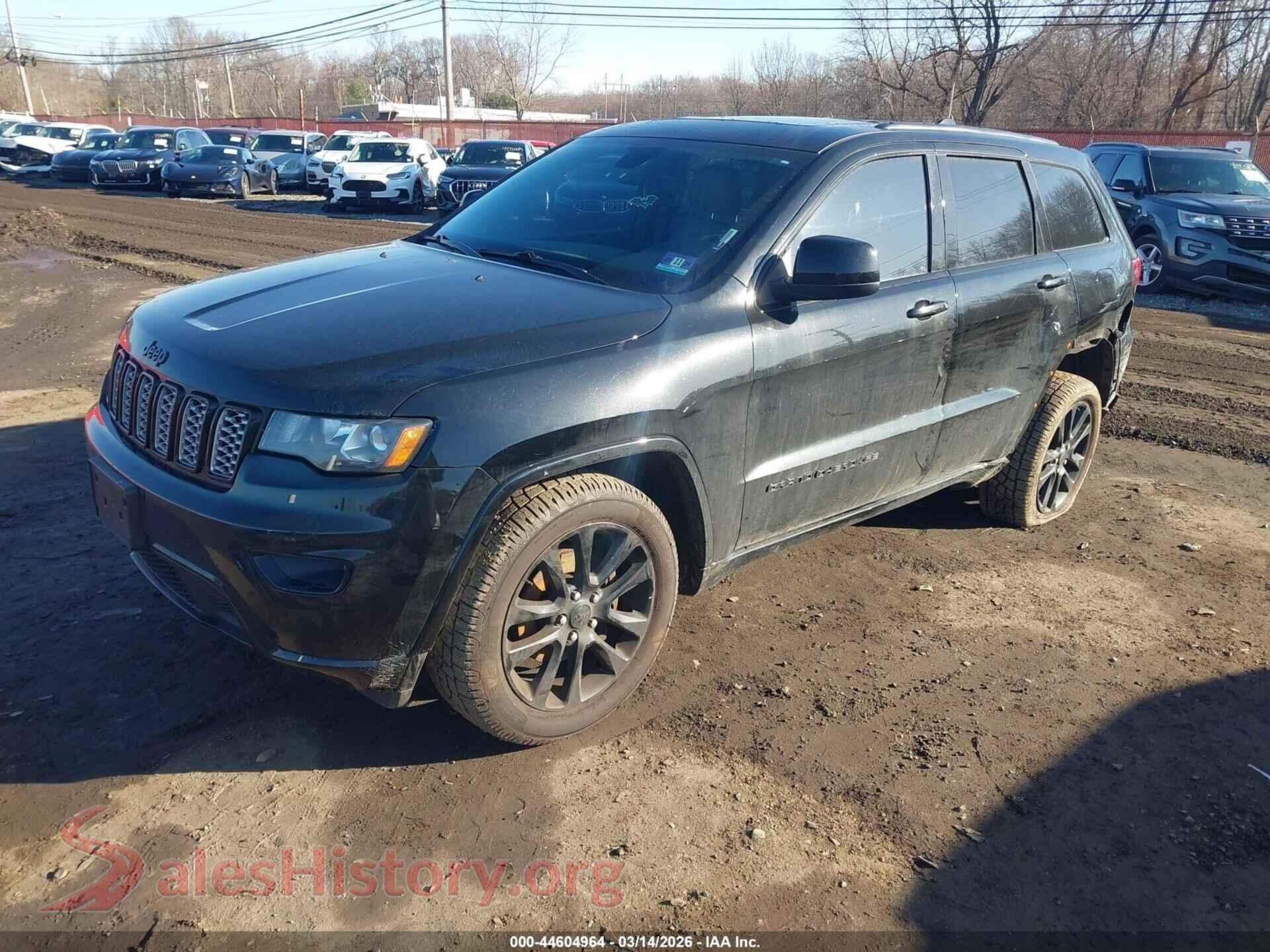 2018 JEEP GRAND CHEROKEE VIN 1C4RJFAG2JC123673, front view