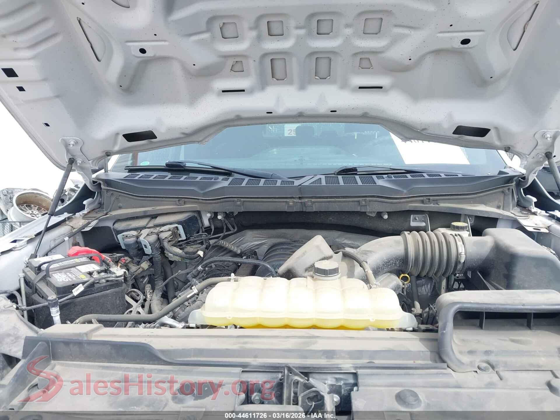 2021 FORD F-150 VIN 1FTFW1E55MFB48294, interior dashboard