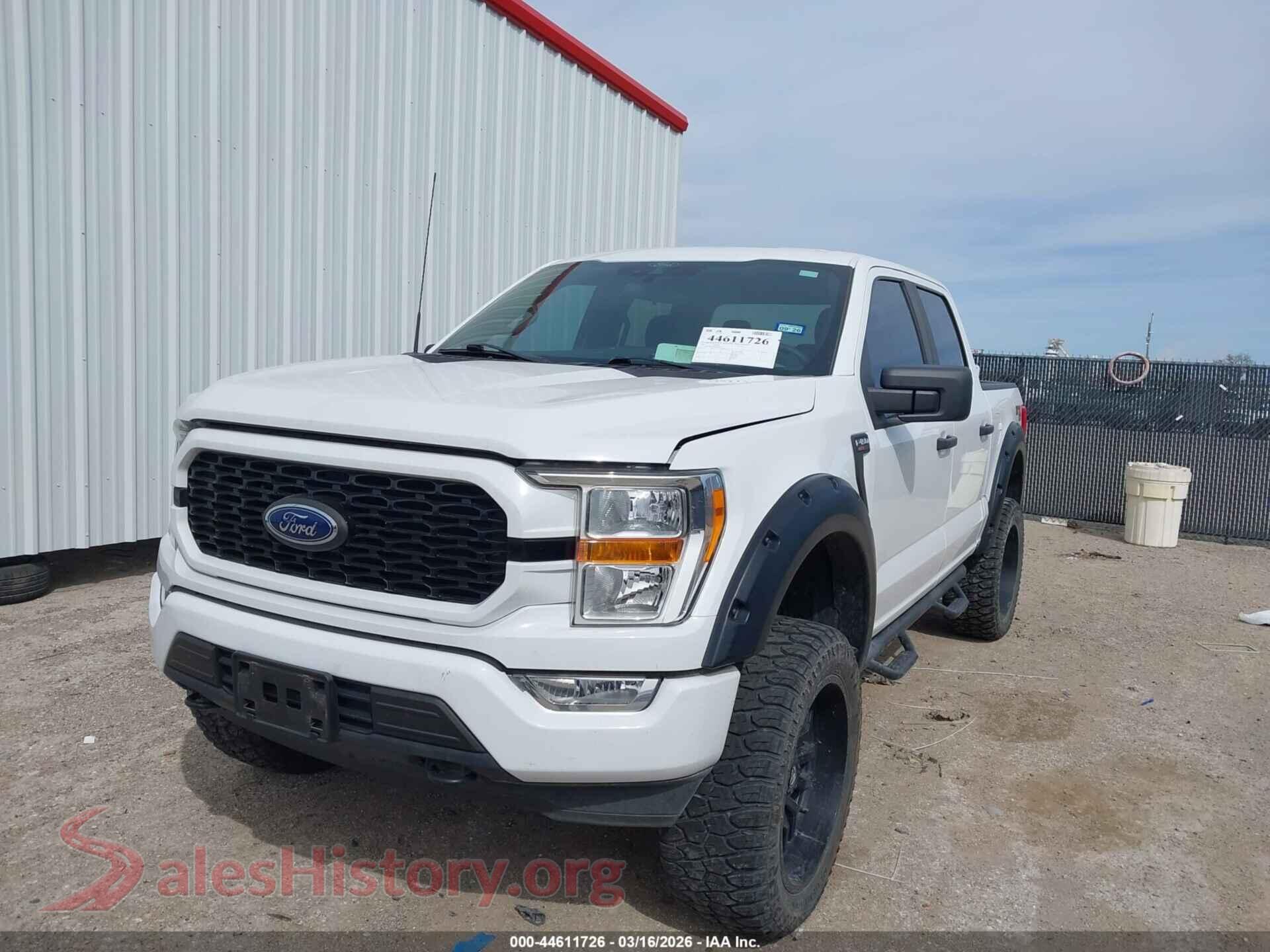 2021 FORD F-150 VIN 1FTFW1E55MFB48294, front view