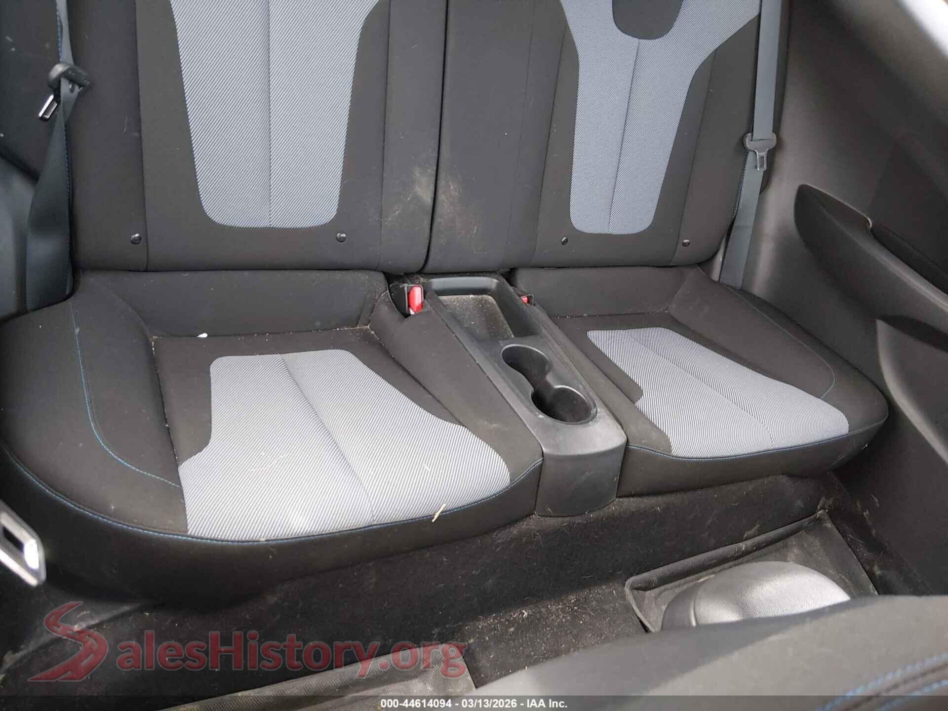 2019 HYUNDAI VELOSTER VIN KMHTG6AF9KU016946, front passenger side