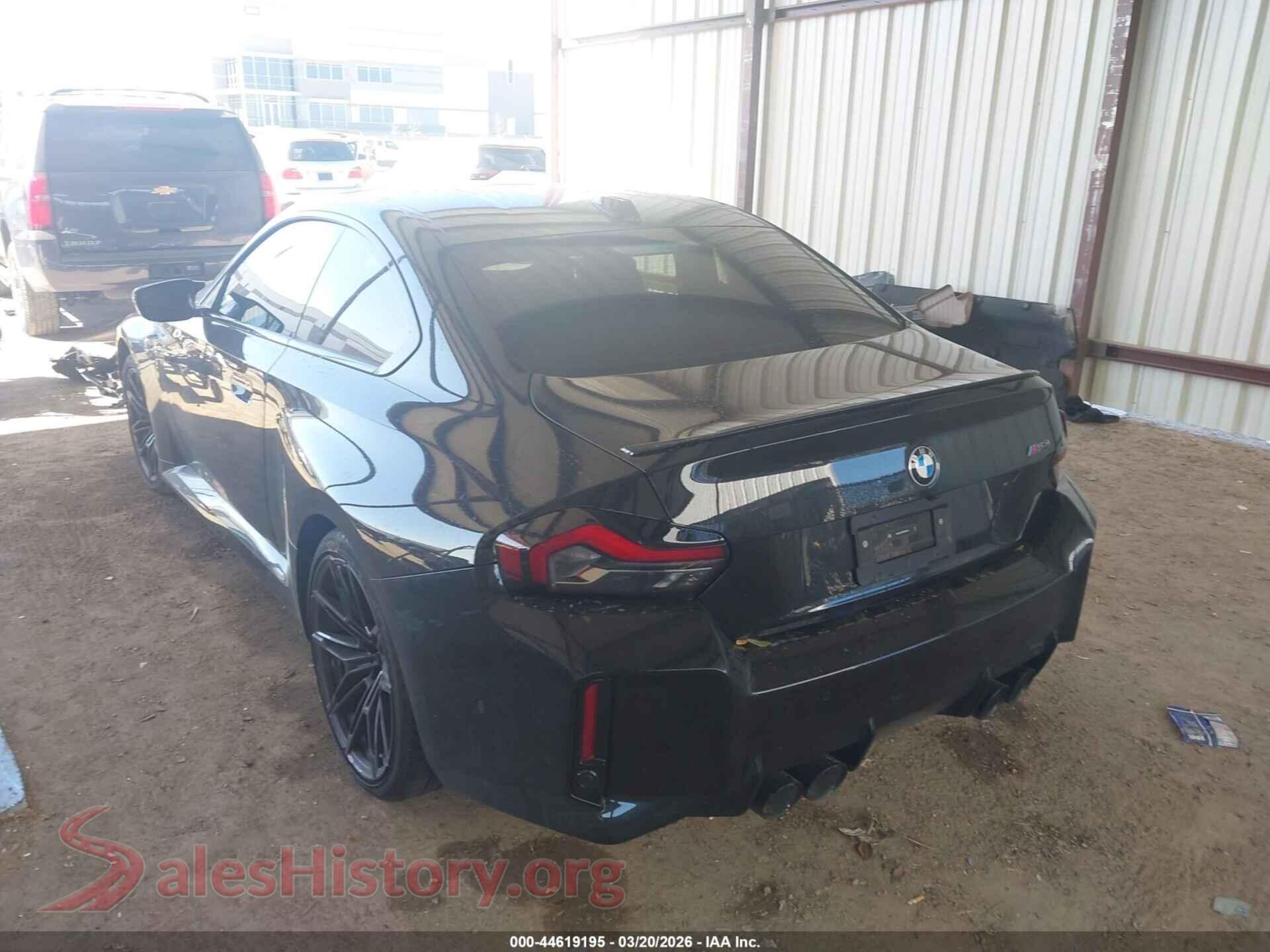 2025 BMW M2 VIN 3MF23DM03S8F30244, driver side view