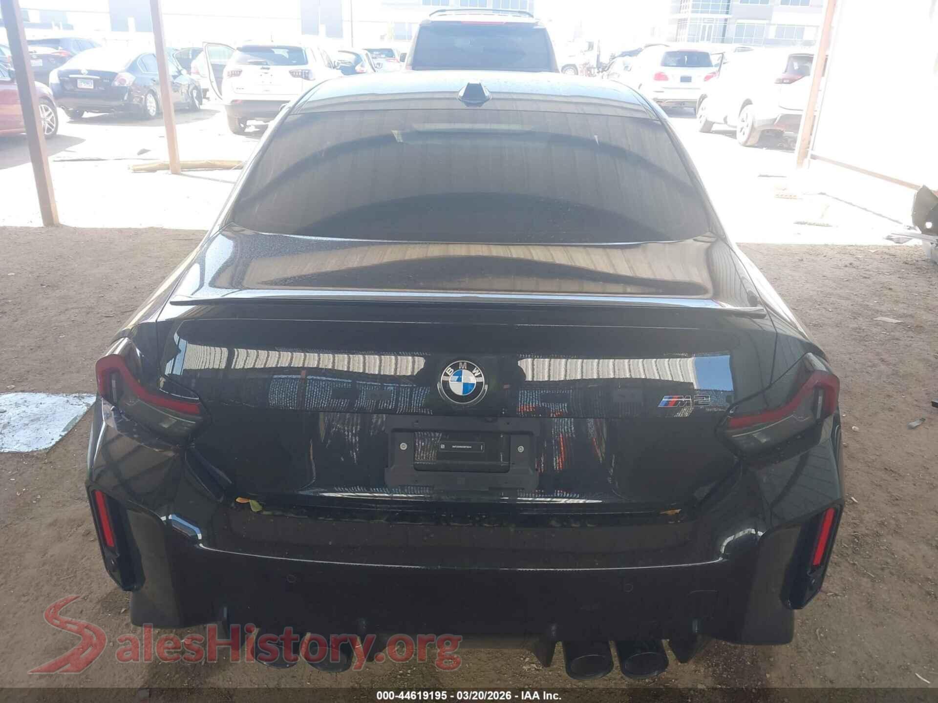 2025 BMW M2 VIN 3MF23DM03S8F30244, auction photo 17