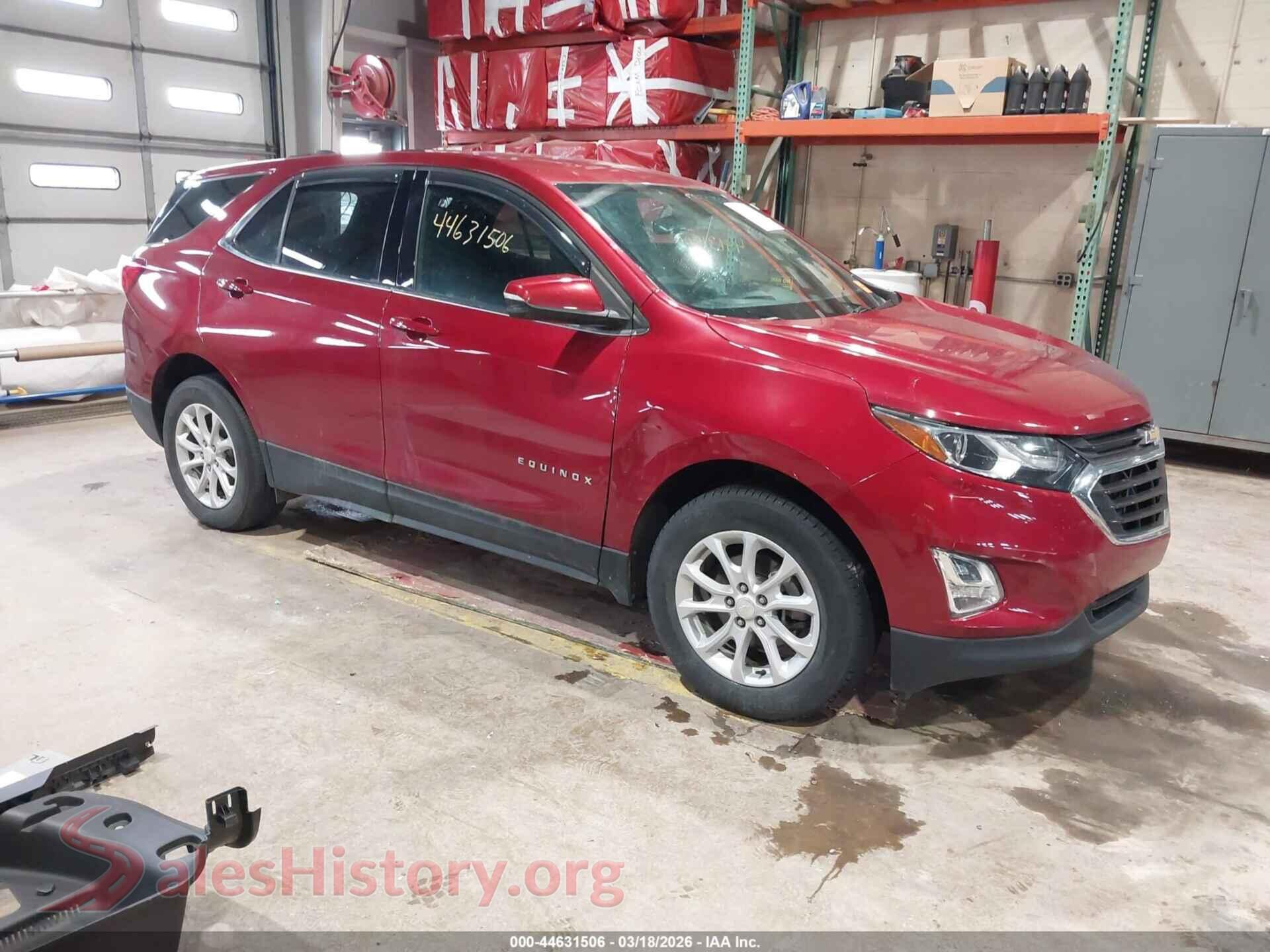 2018 CHEVROLET EQUINOX VIN 3GNAXJEV5JS626297, auction photo