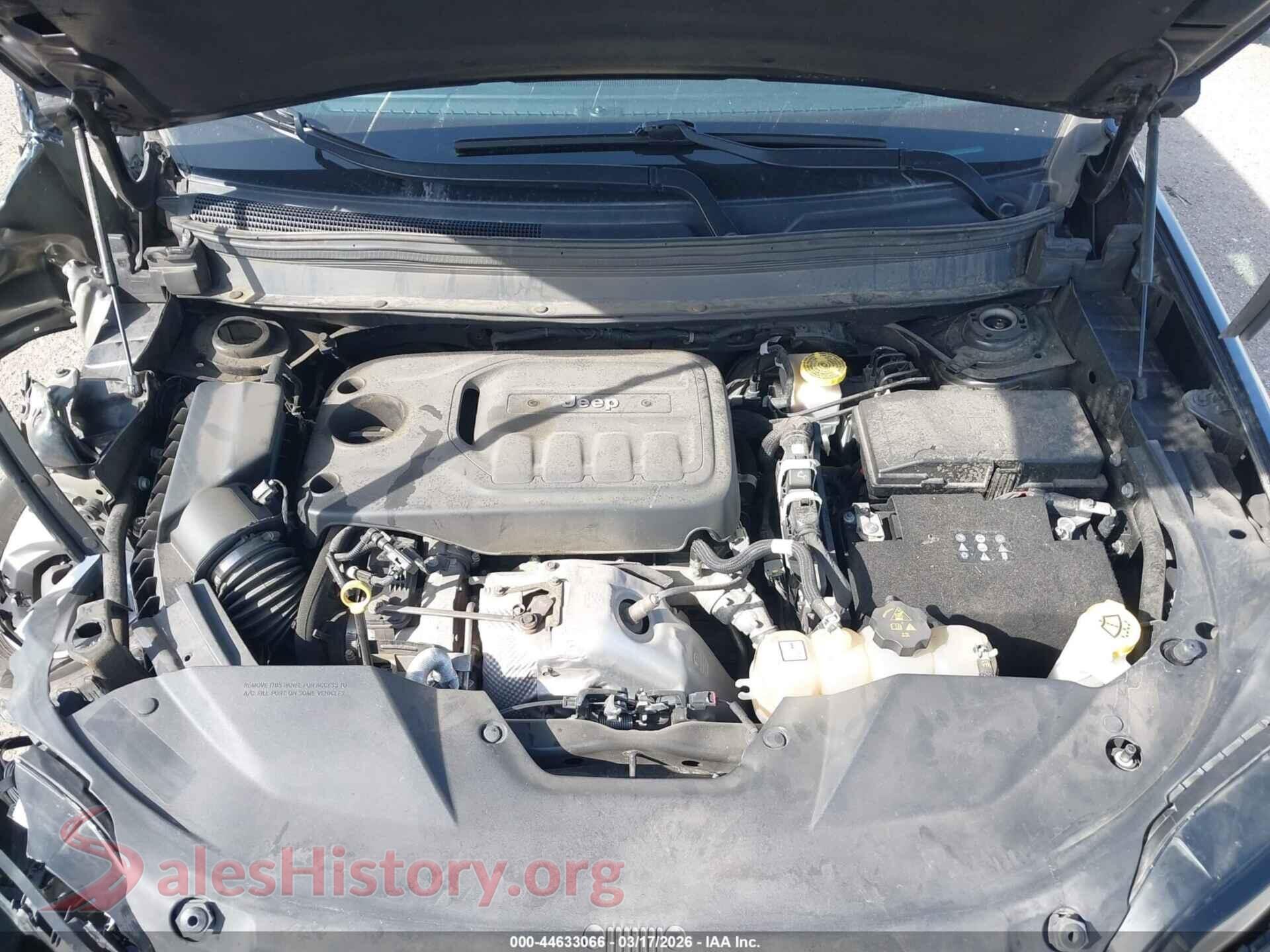 2020 JEEP CHEROKEE VIN 1C4PJMDN5LD549571, interior dashboard
