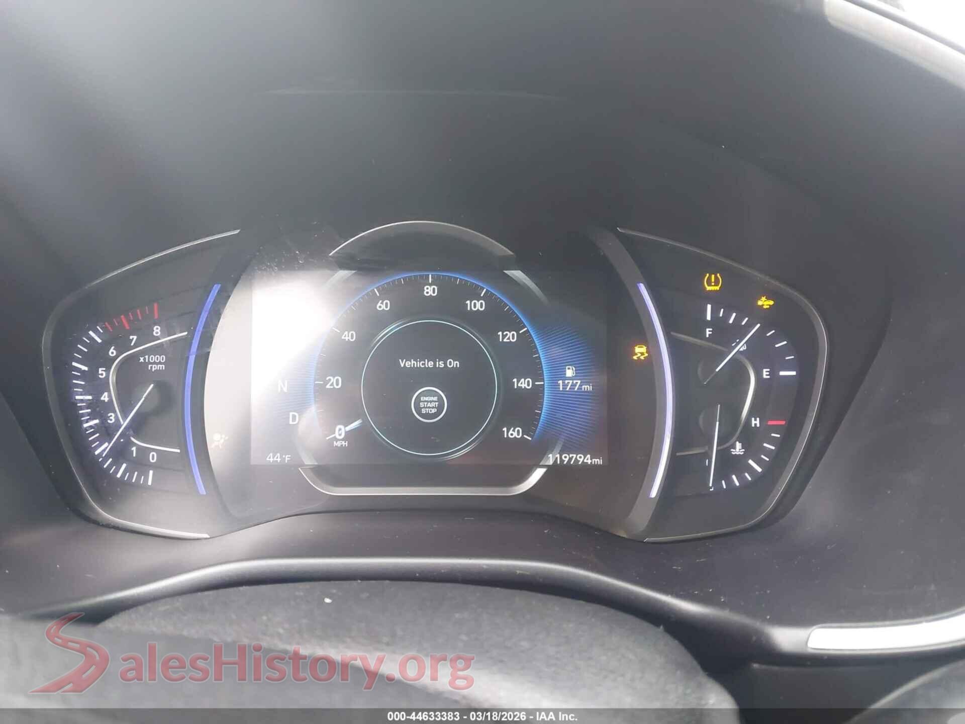 2020 HYUNDAI SANTA FE VIN 5NMS3CADXLH192597, passenger side view