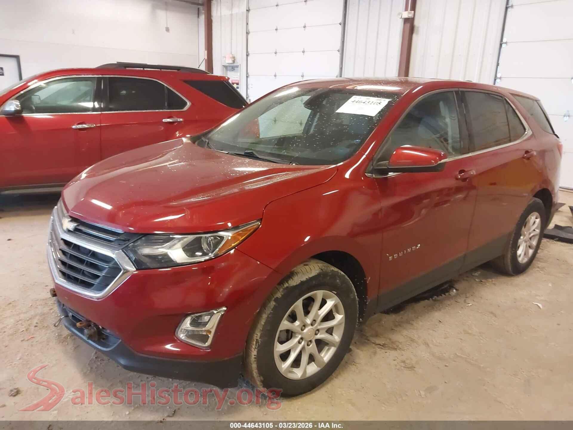 2019 CHEVROLET EQUINOX VIN 2GNAXKEV7K6238154, front view