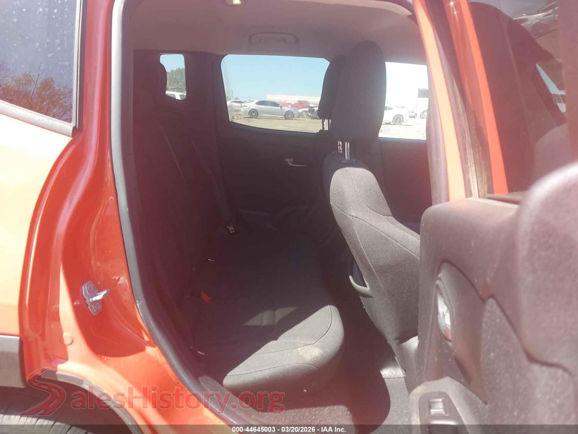 2020 JEEP RENEGADE VIN ZACNJABB5LPK94725, front passenger side