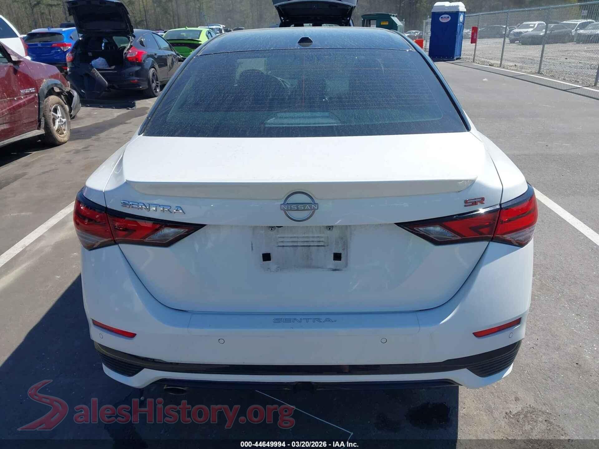 2024 NISSAN SENTRA VIN 3N1AB8DV0RY296520, auction photo 16