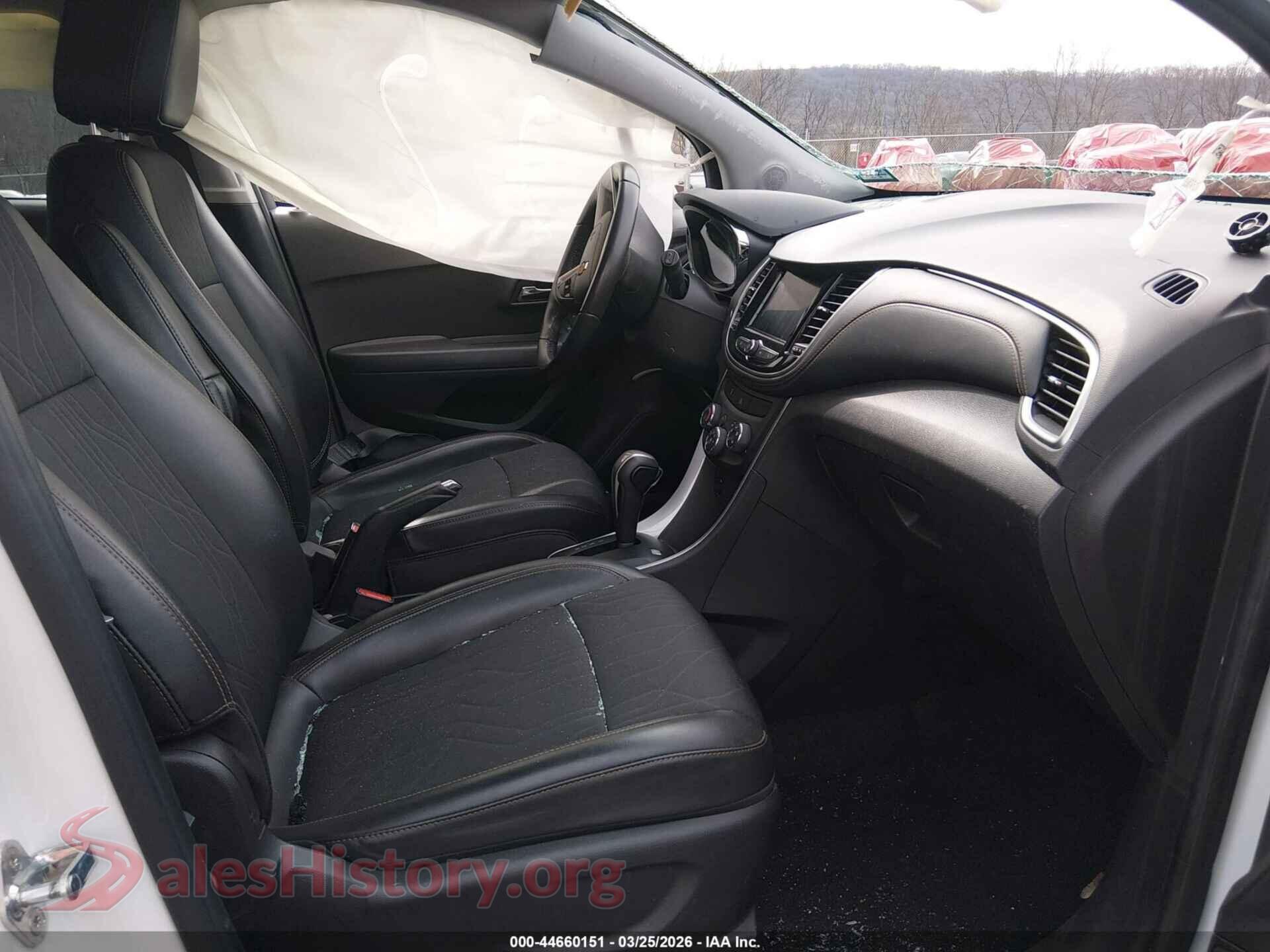2020 CHEVROLET TRAX VIN KL7CJLSB8LB027771, rear view
