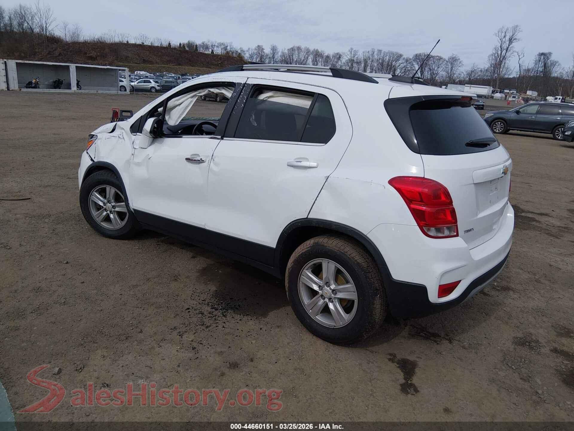 2020 CHEVROLET TRAX VIN KL7CJLSB8LB027771, driver side view