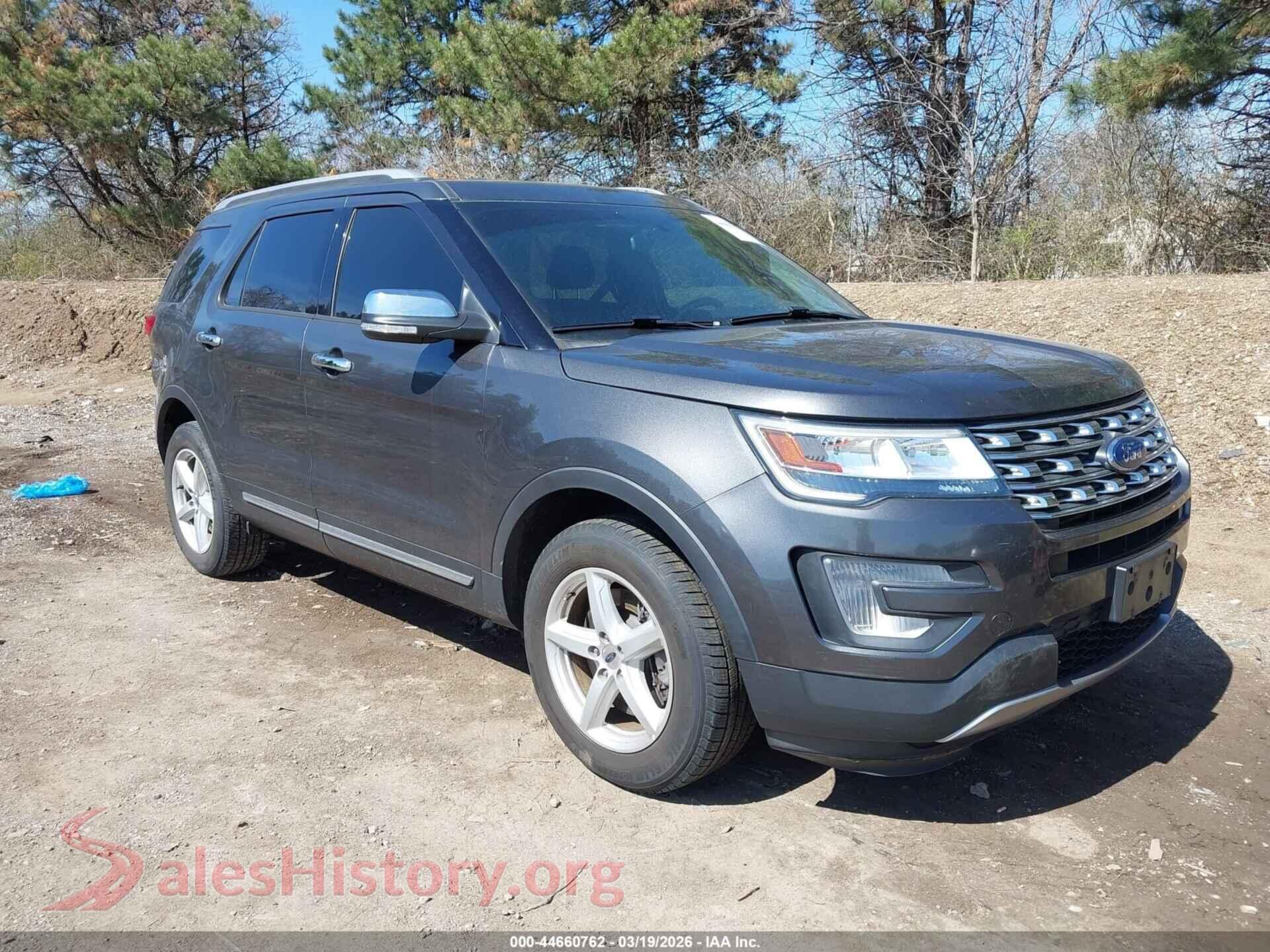 2017 FORD EXPLORER VIN 1FM5K8D87HGD38329, auction photo