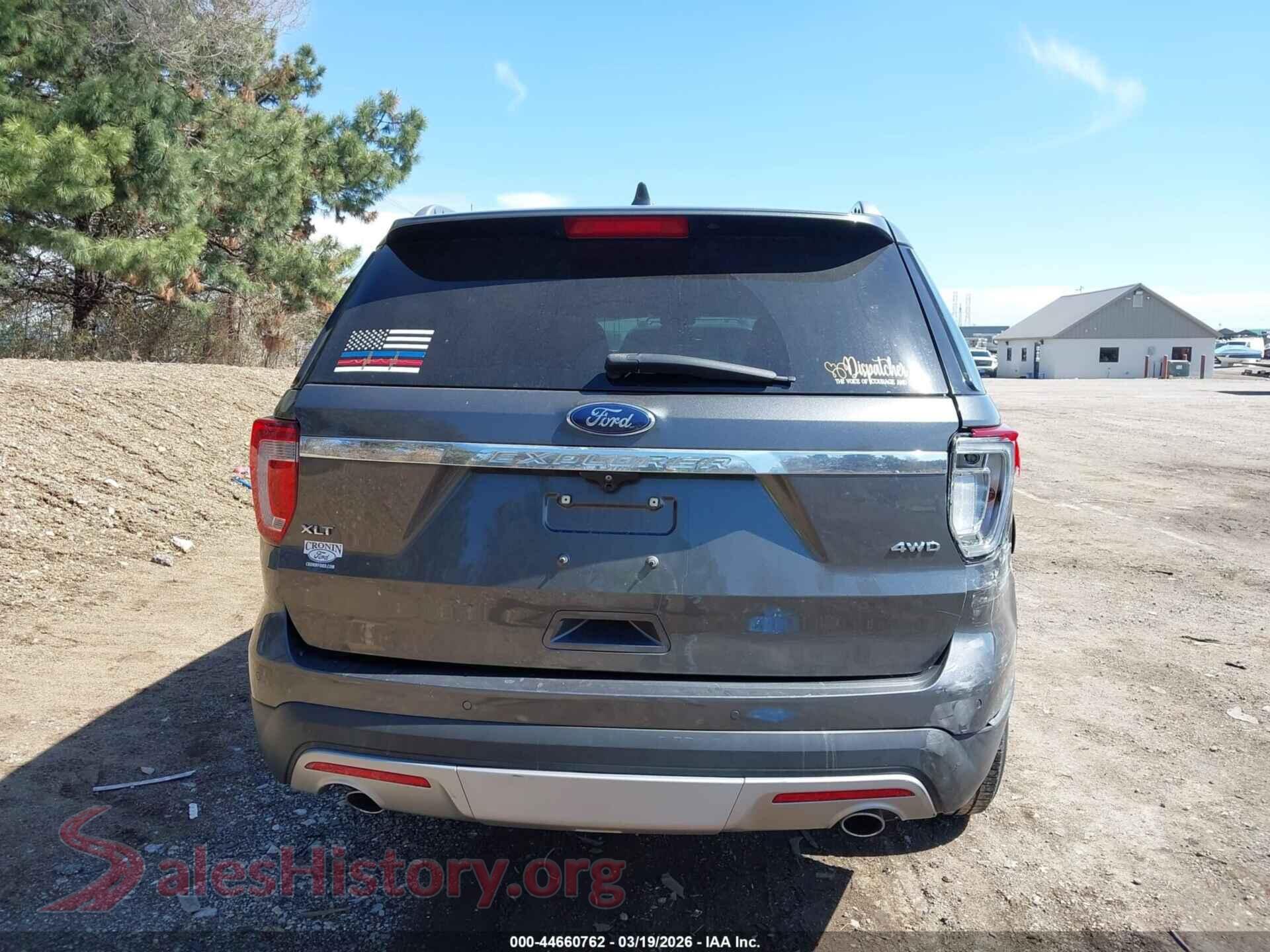 2017 FORD EXPLORER VIN 1FM5K8D87HGD38329, auction photo 13