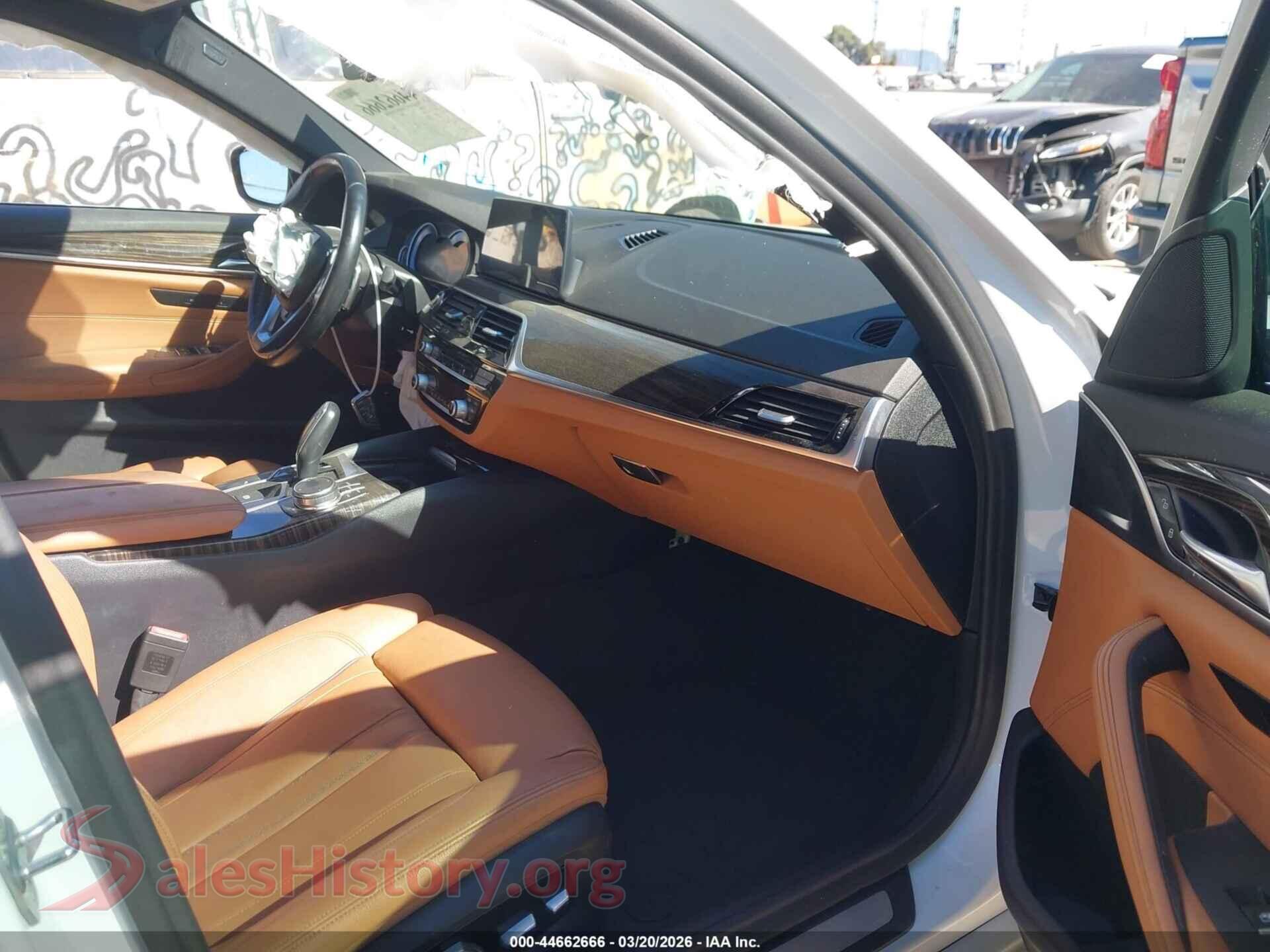 2018 BMW 530E VIN WBAJA9C5XJB252080, rear view