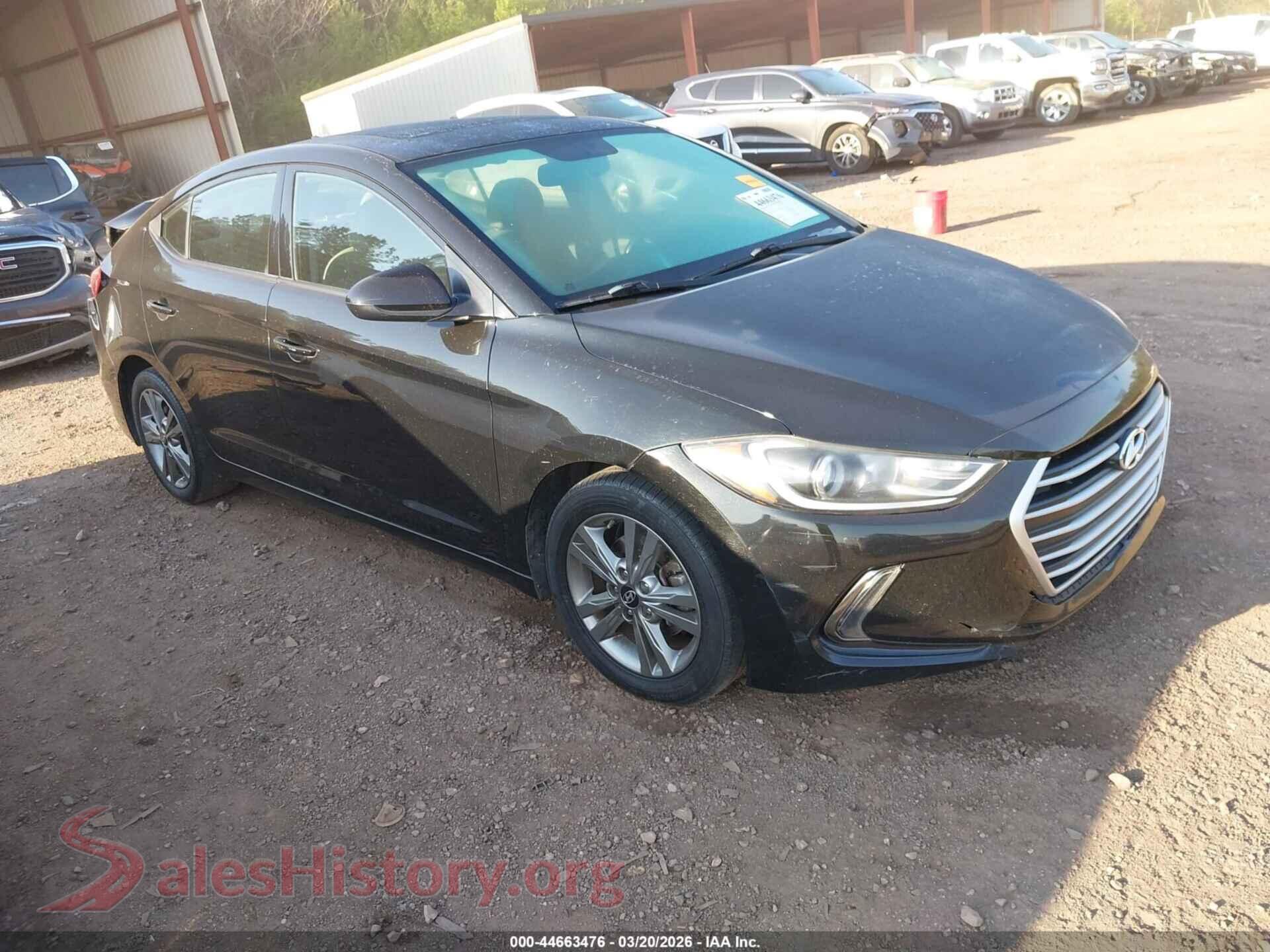 5NPD84LF7JH400854 2018 HYUNDAI ELANTRA
