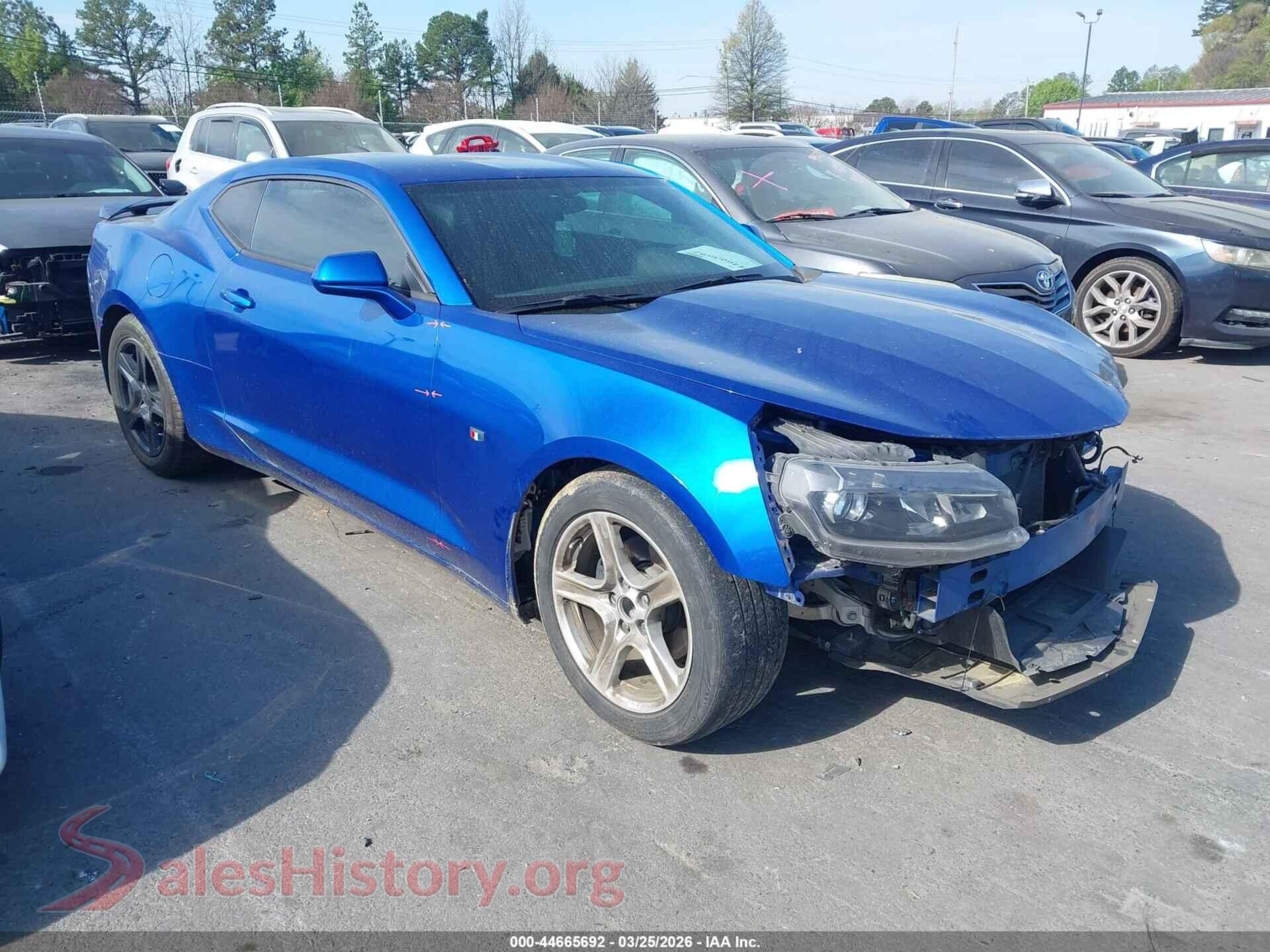 2018 CHEVROLET CAMARO VIN 1G1FB1RX1J0162188, auction photo