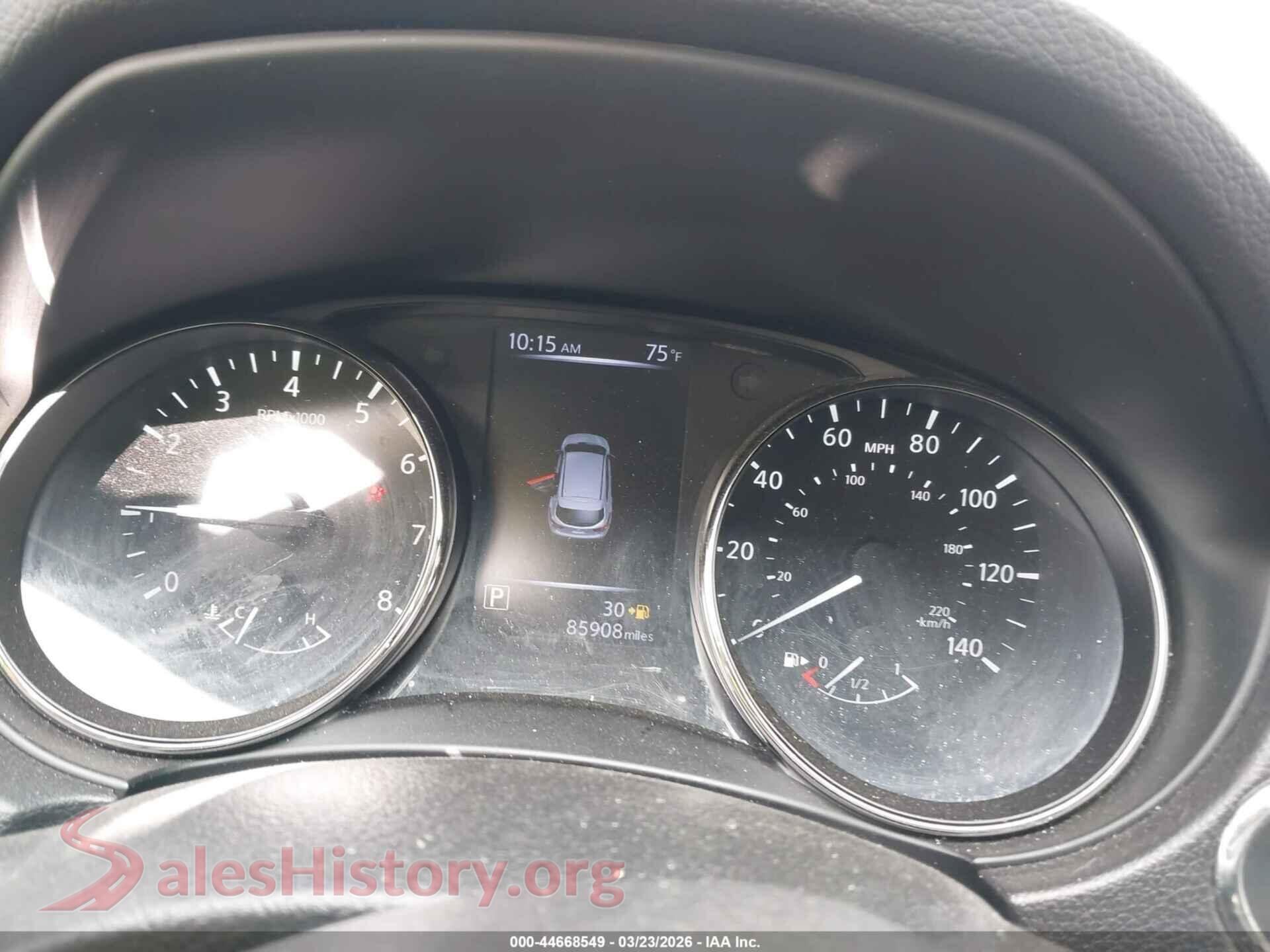 2018 NISSAN ROGUE SPORT VIN JN1BJ1CR3JW294422, passenger side view