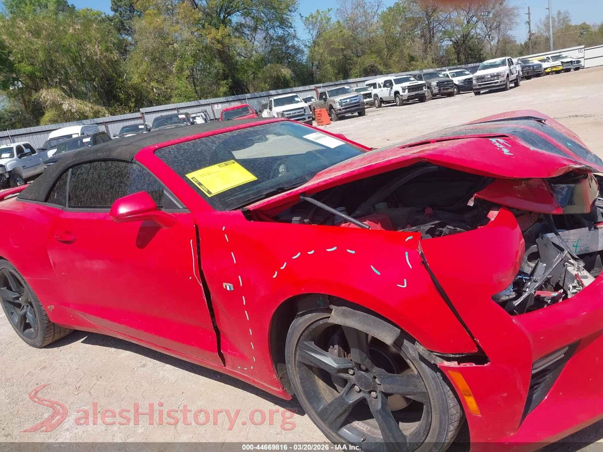 2017 CHEVROLET CAMARO VIN 1G1FH3D7XH0136099, auction photo 18