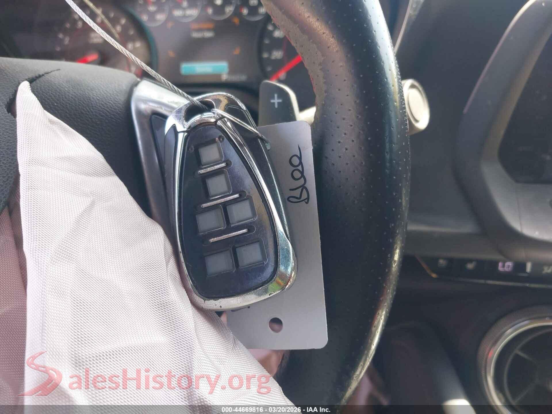 2017 CHEVROLET CAMARO VIN 1G1FH3D7XH0136099, odometer mileage