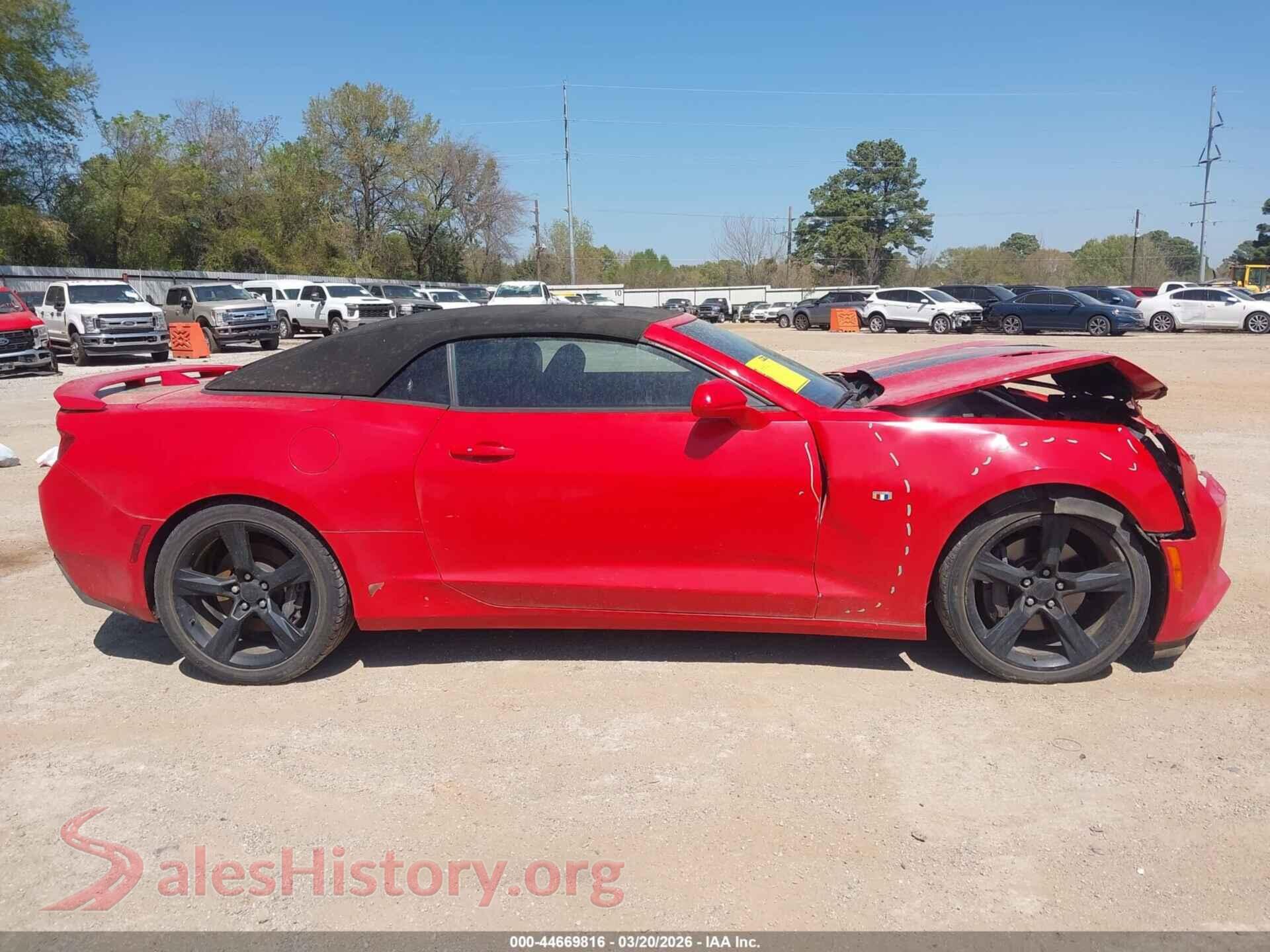 2017 CHEVROLET CAMARO VIN 1G1FH3D7XH0136099, auction photo 13