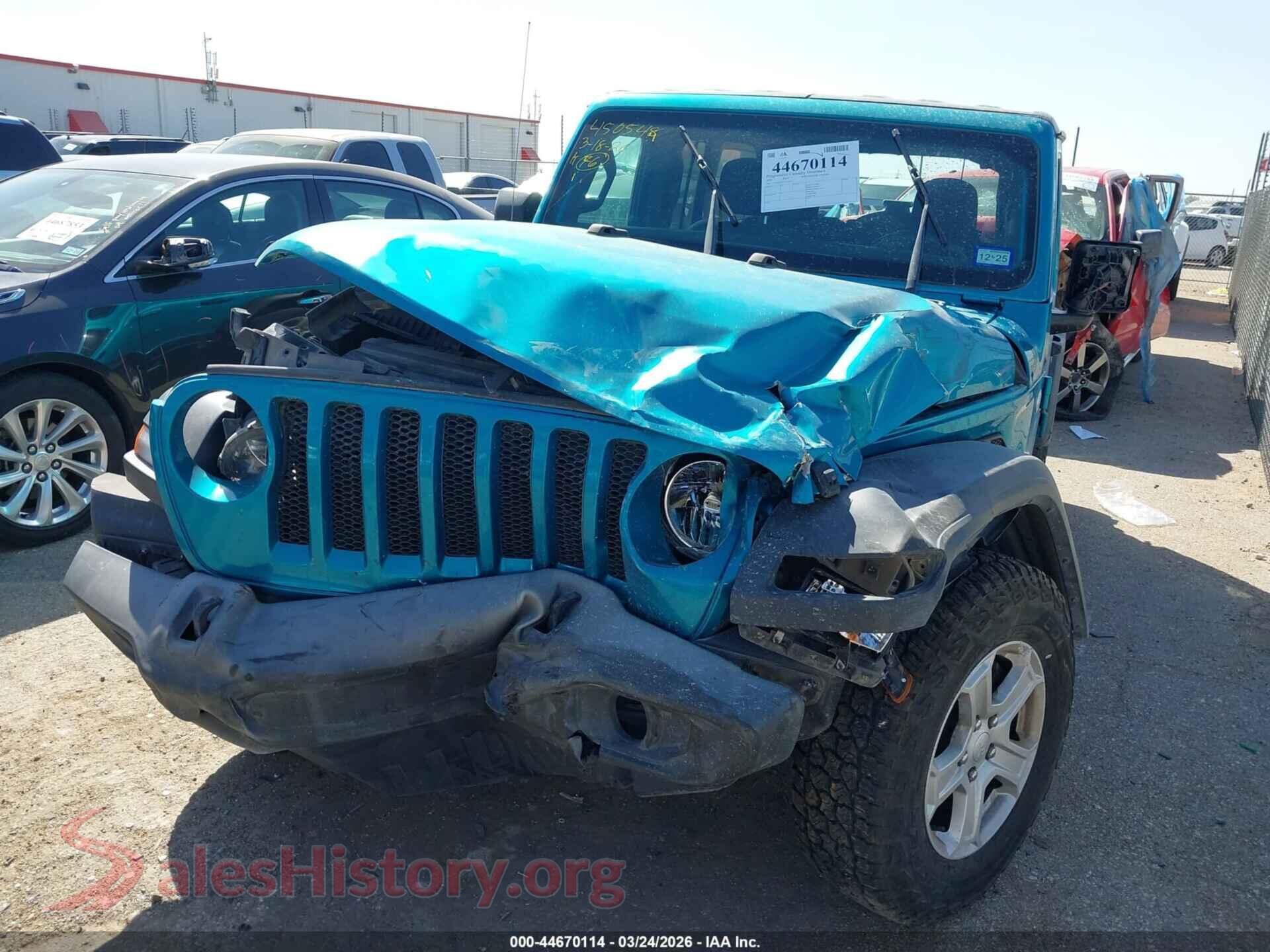2020 JEEP WRANGLER UNLIMITED VIN 1C4HJXDN7LW155113, rear passenger side