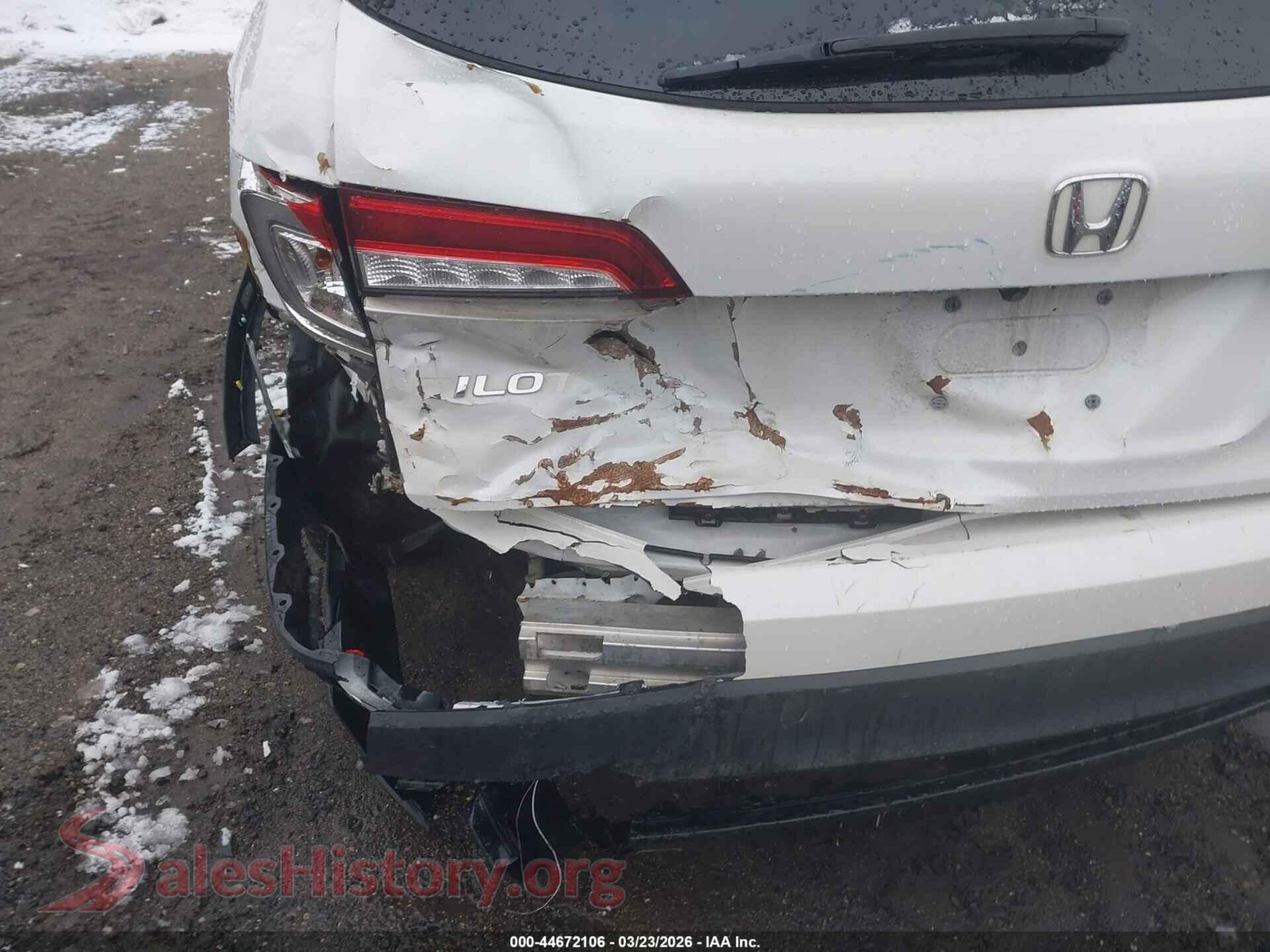 2021 HONDA PILOT VIN 5FNYF6H2XMB008950, auction photo 17