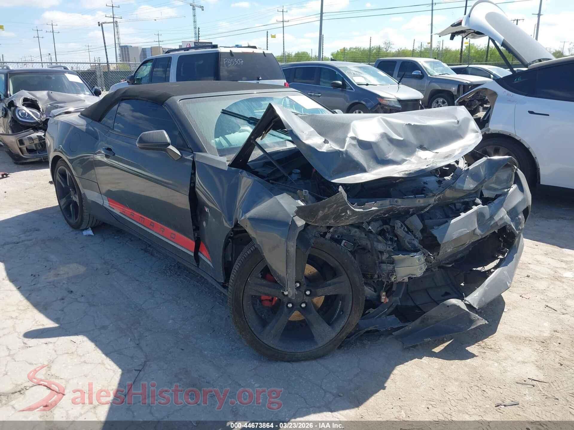 2018 CHEVROLET CAMARO VIN 1G1FD3DX0J0180002, auction photo