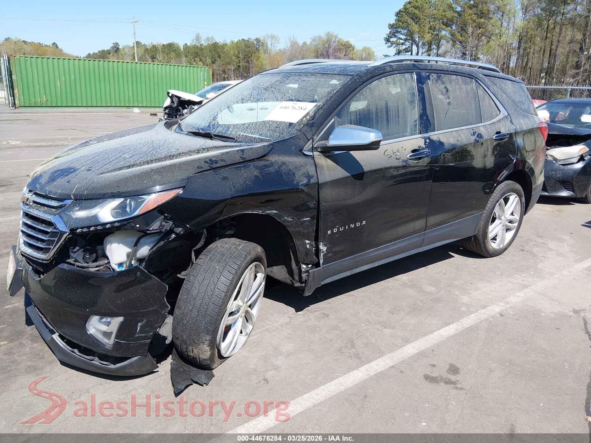 2018 CHEVROLET EQUINOX VIN 2GNAXVEV5J6101262, front view