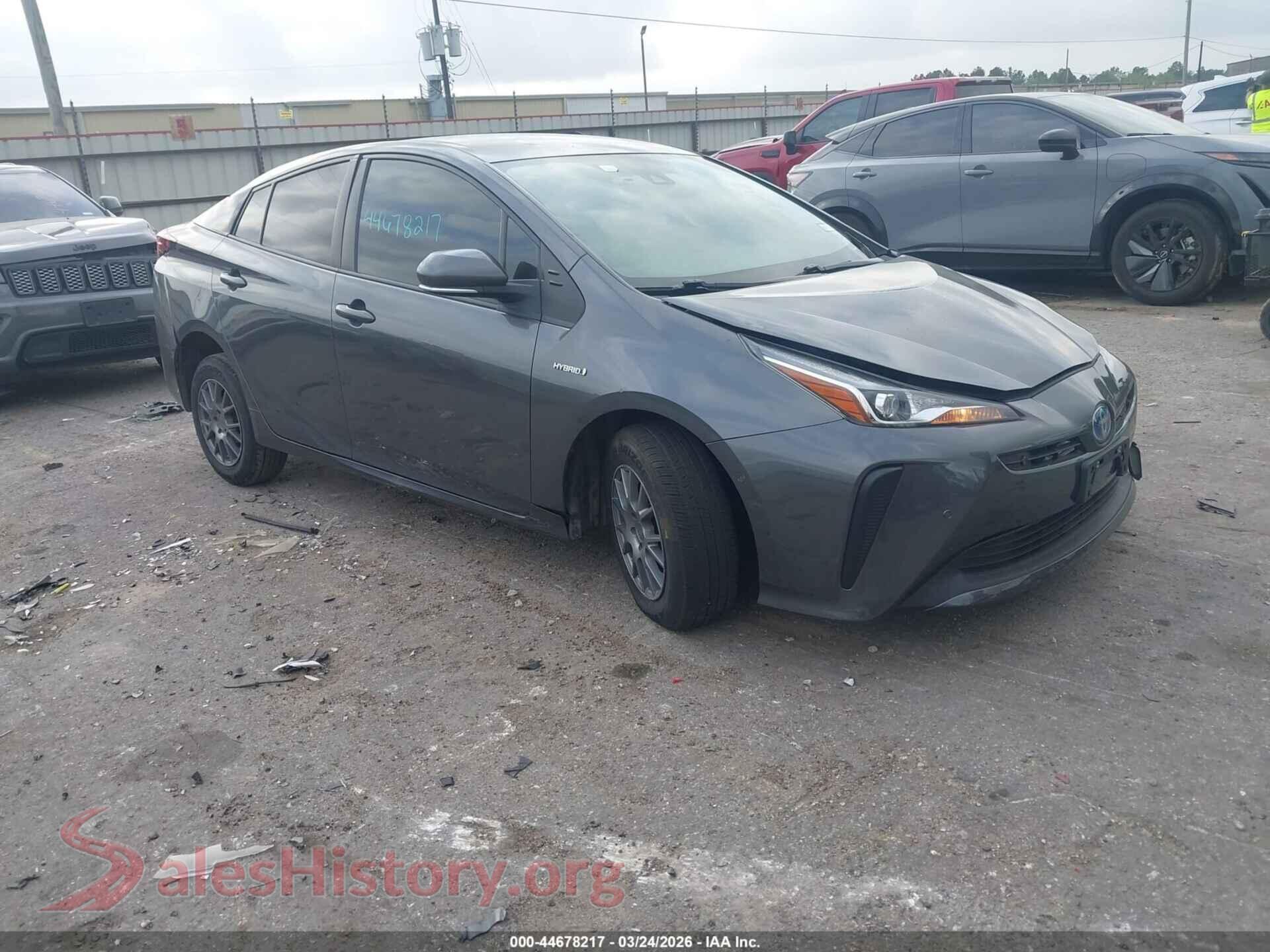JTDKAMFU7M3149243 2021 TOYOTA PRIUS