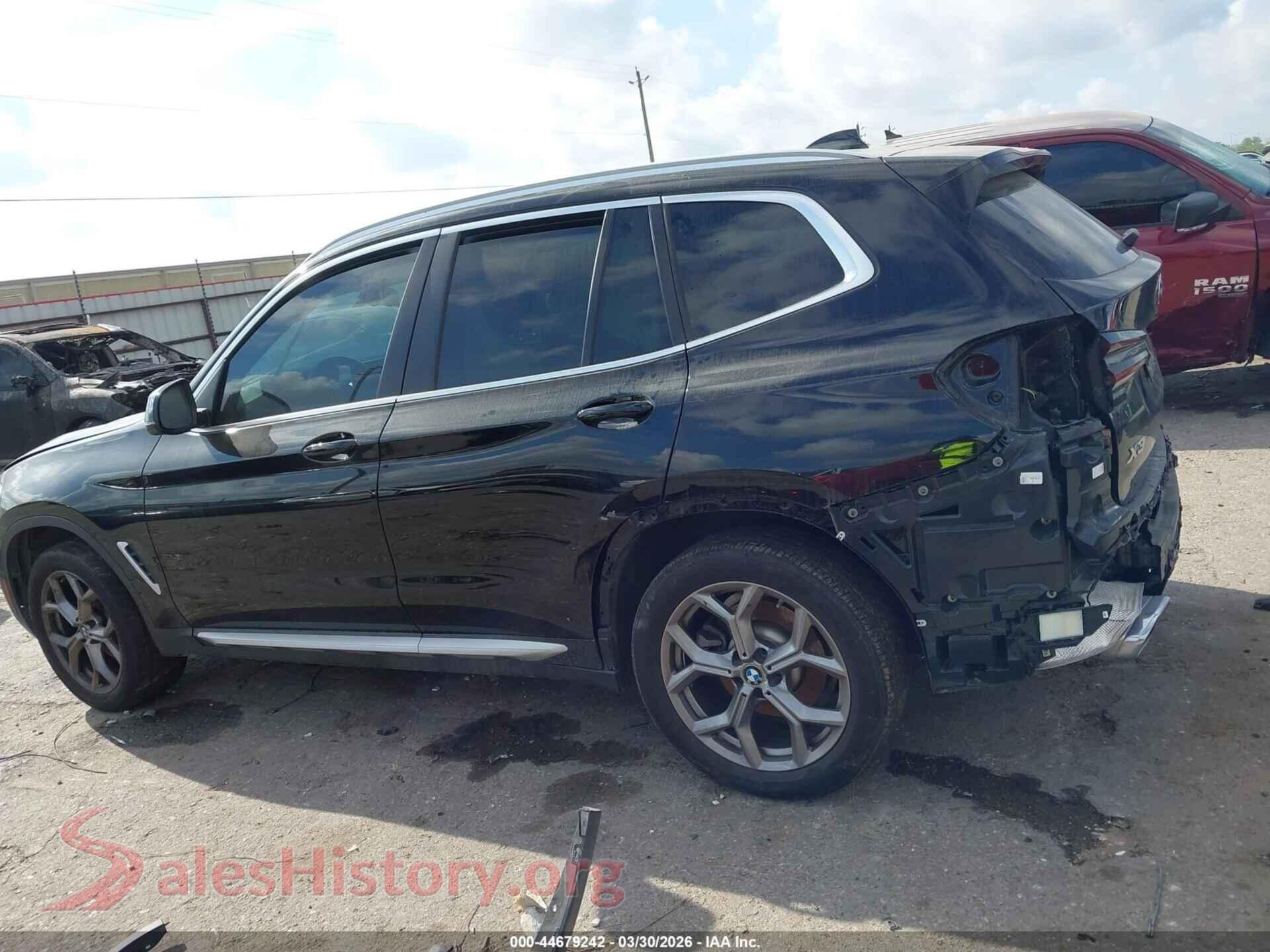 2024 BMW X3 VIN 5UX43DP00R9X38779, auction photo 14