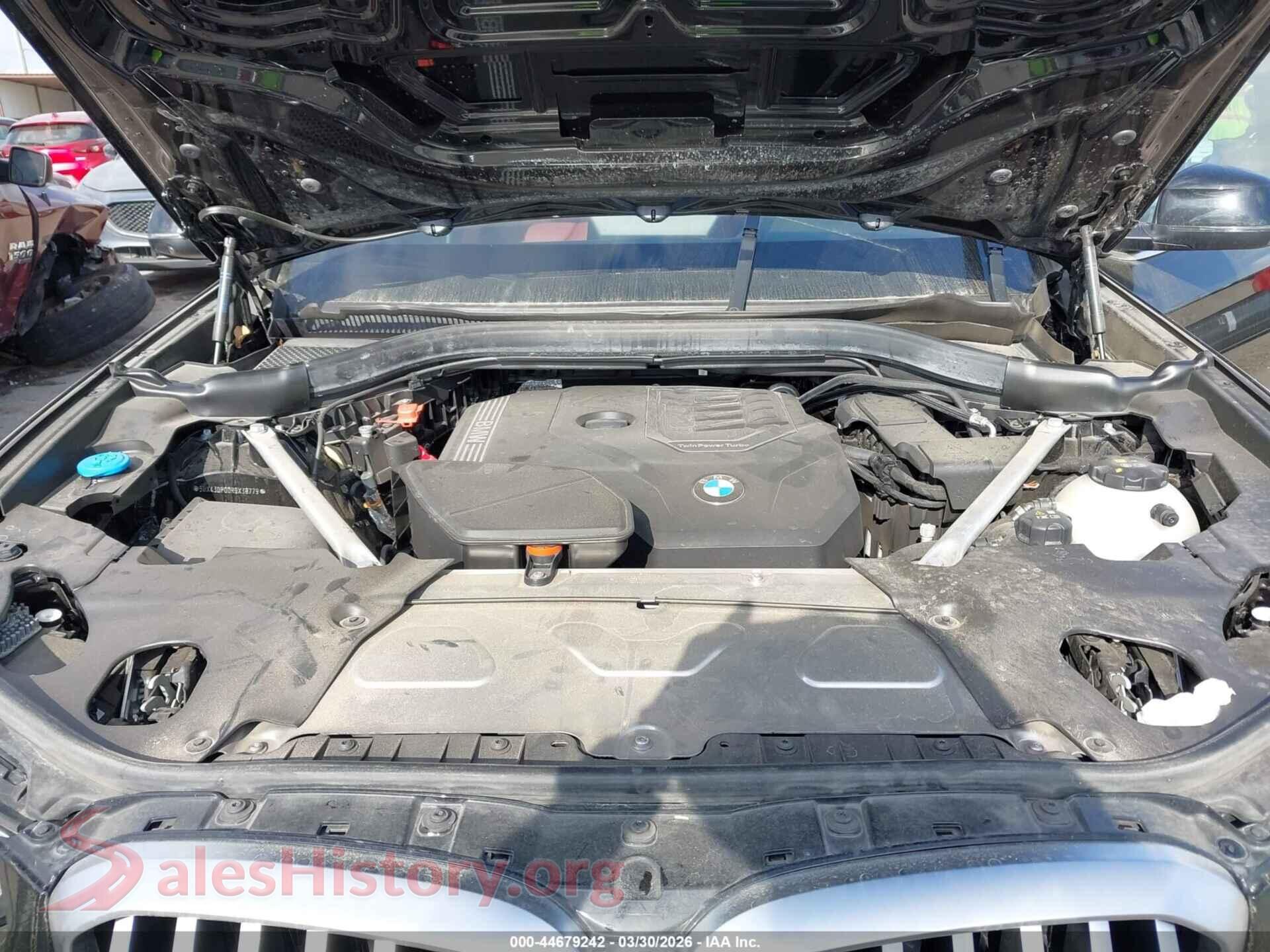 2024 BMW X3 VIN 5UX43DP00R9X38779, interior dashboard