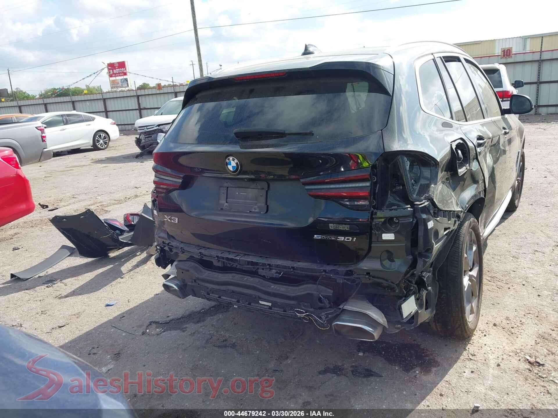 2024 BMW X3 VIN 5UX43DP00R9X38779, auction photo 16