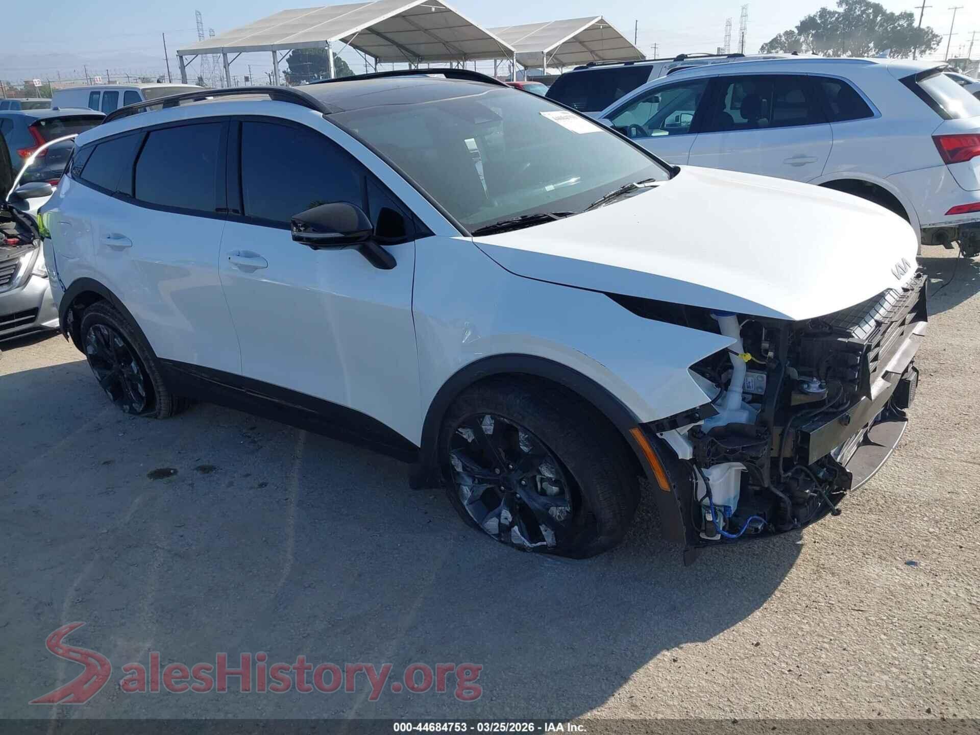 2025 KIA SPORTAGE PLUG-IN HYBRID VIN KNDPZDDH9S7280703, auction photo