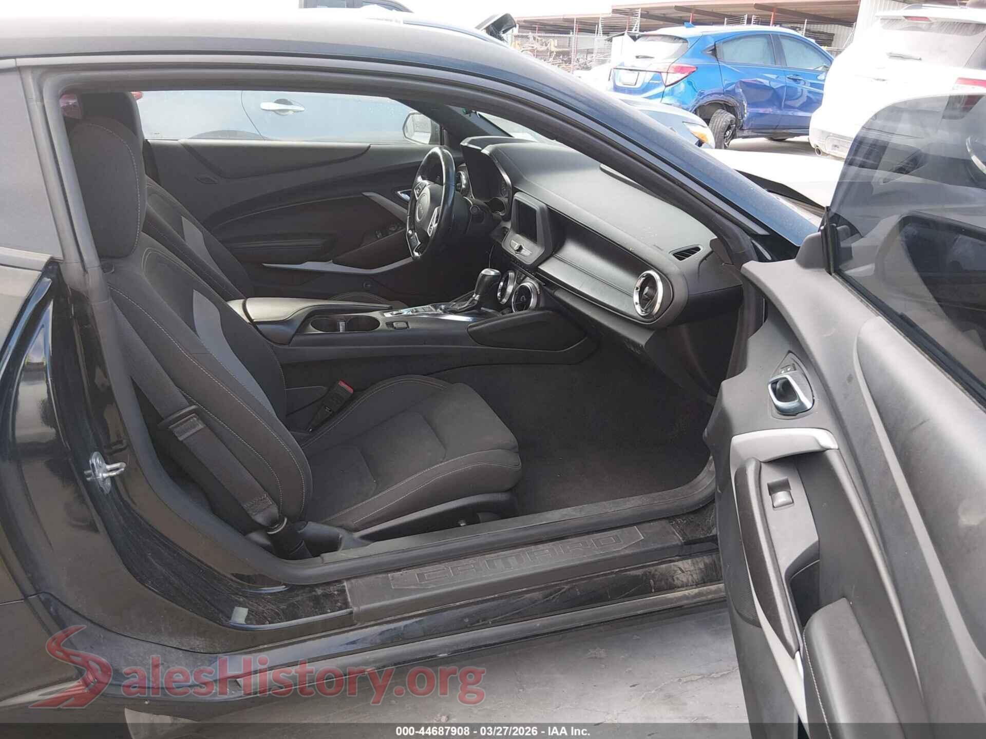 2021 CHEVROLET CAMARO VIN 1G1FB1RX2M0124831, rear view