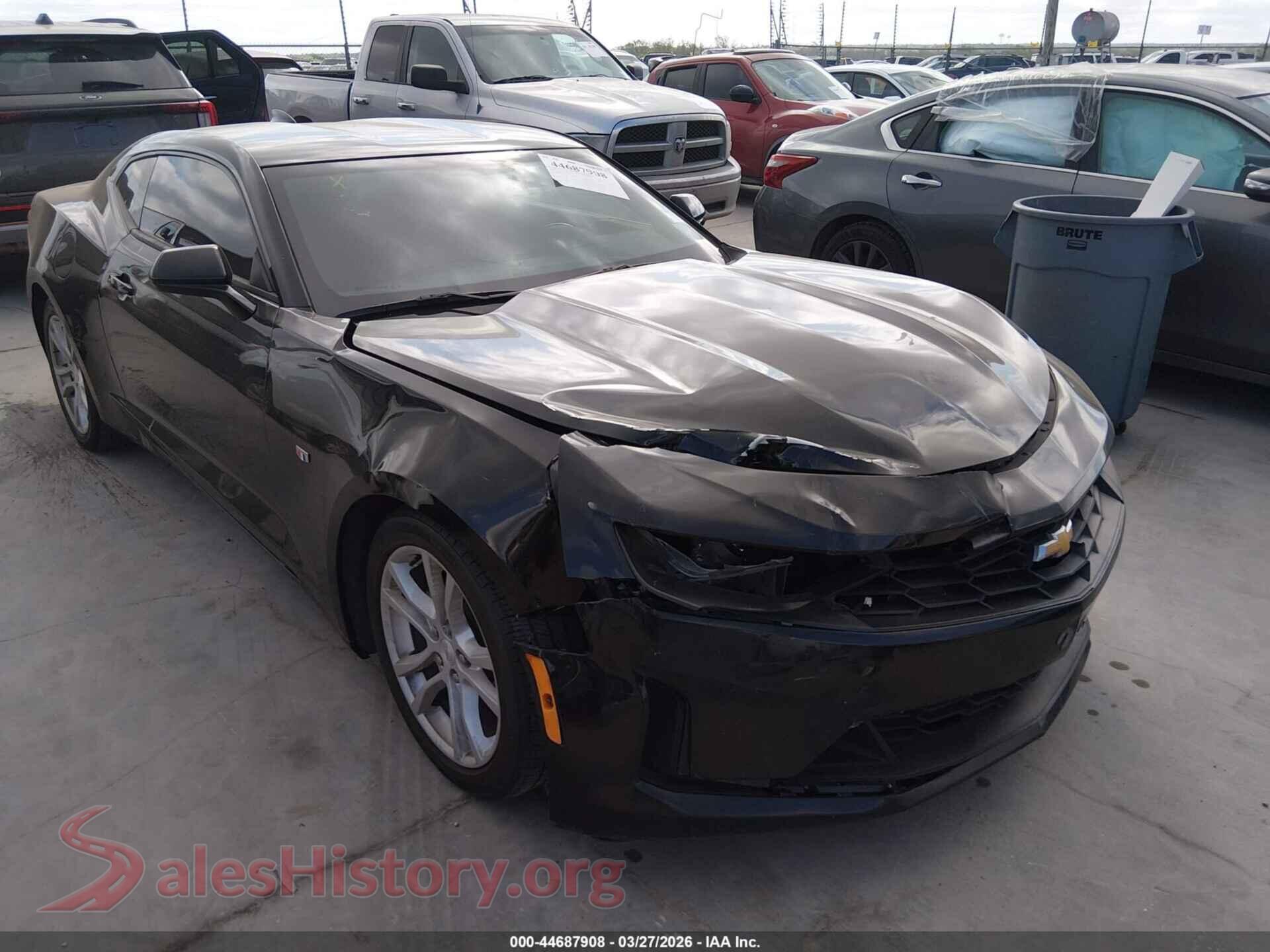 2021 CHEVROLET CAMARO VIN 1G1FB1RX2M0124831, auction photo