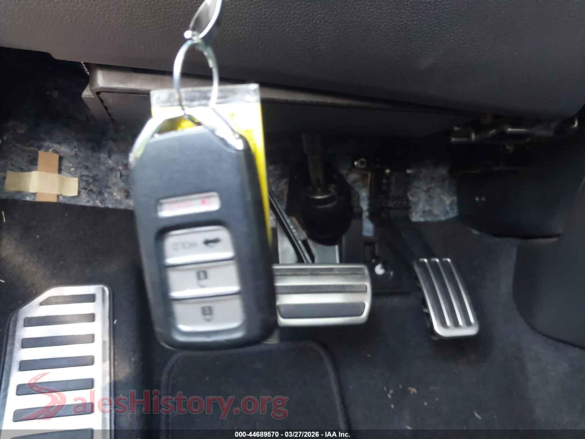 2020 HONDA ACCORD VIN 1HGCV1F35LA127185, odometer mileage