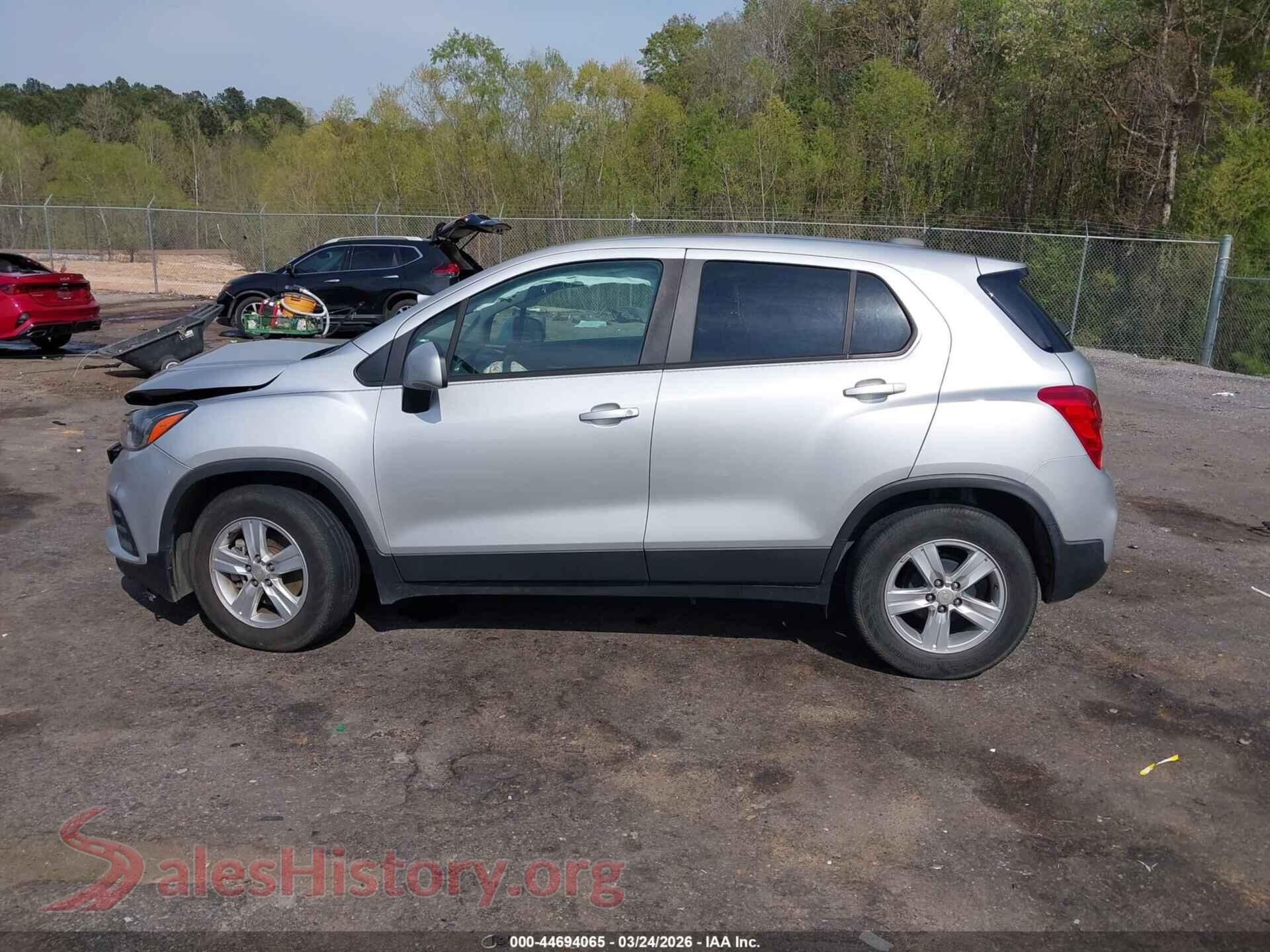 2022 CHEVROLET TRAX VIN KL7CJKSM0NB522688, auction photo 14